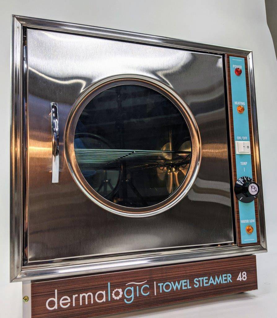 Dermalogic 48 Professional Towel Steamer for Salon & Spa - Electric Facial Towel Warmer for Hot Towel Therapy & Relaxation - Perfect for Massage, Skincare & Home Use