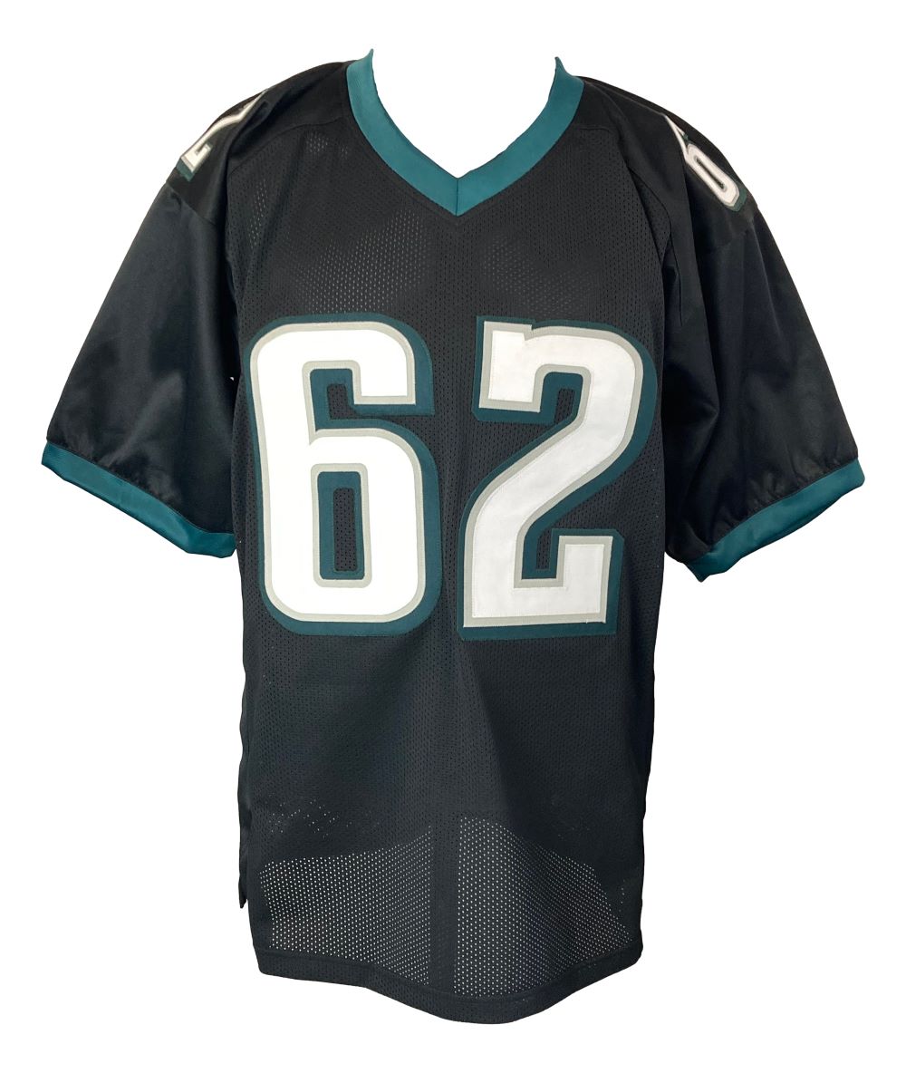 Jason Kelce Philadelphia Eagles Signed Black Football Jersey with PSA ITP Hologram - Authentic NFL Memorabilia for Collectors, Fans, and Sports Enthusiasts - Perfect for Display, Gifts, and Game Day Spirit