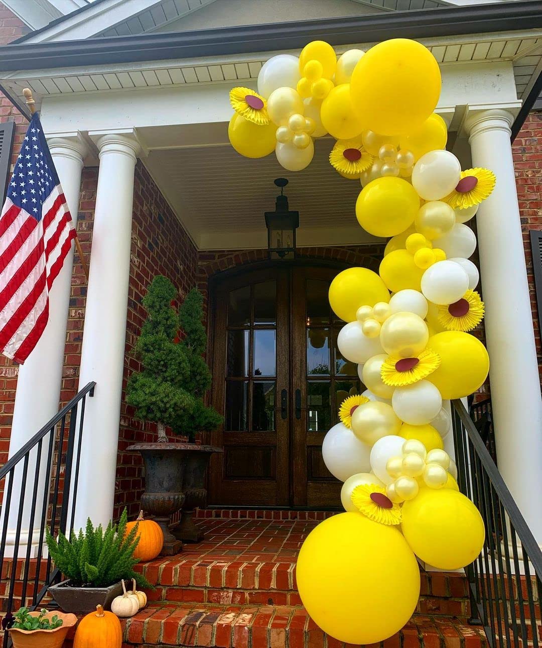 84-Piece Yellow Balloons Garland Arch Kit - 5