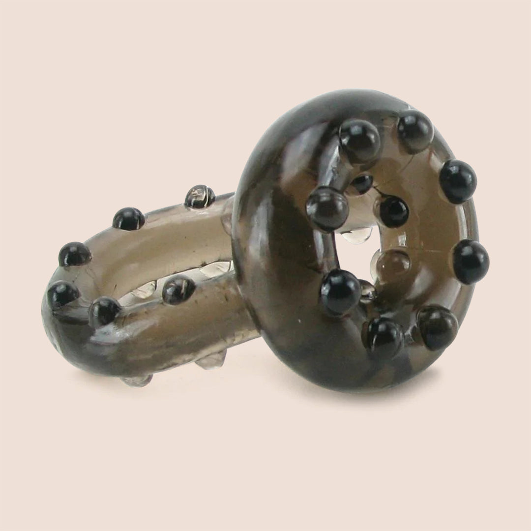 CalExotics All Star Enhancer Ring - Textured Penis & Ball Stretcher for Enhanced Pleasure | Perfect for Couples Play & Solo Sensation