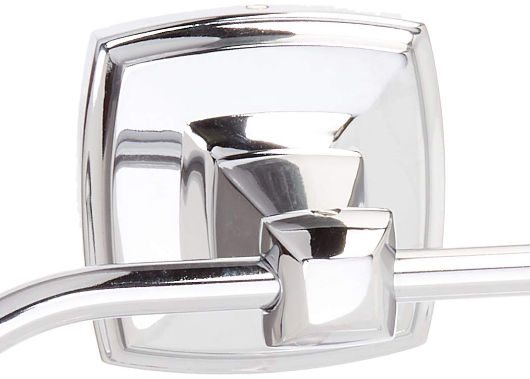 Delaney Hardware 588106 Euro Paper Holder 800 - Premium Polished Chrome Toilet Paper Stand for Modern Bathroom & Restroom Decor