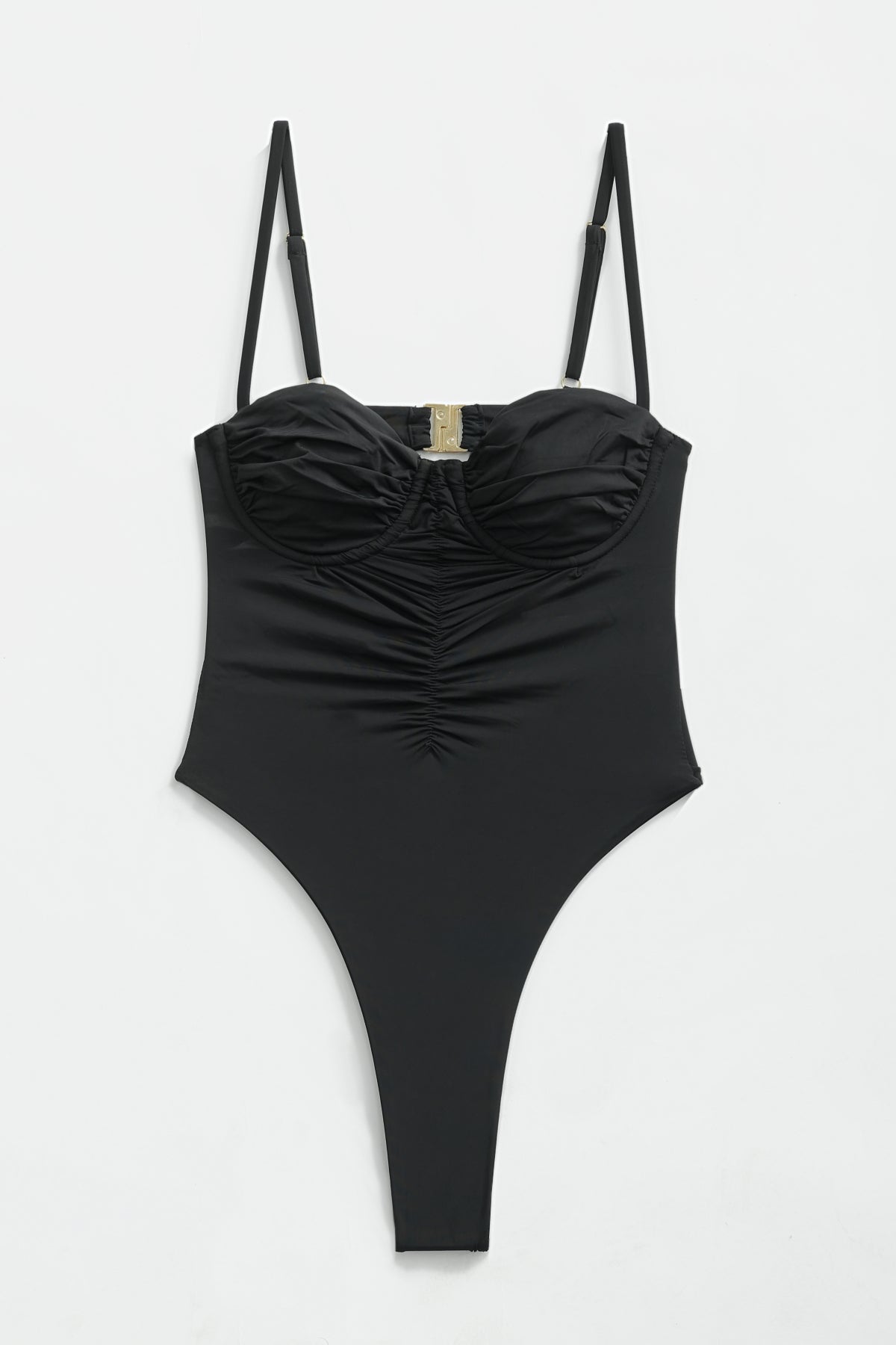Selene One Piece Swimsuit - Black Monokini for Women | Beach, Pool & Summer Vacation Outfit