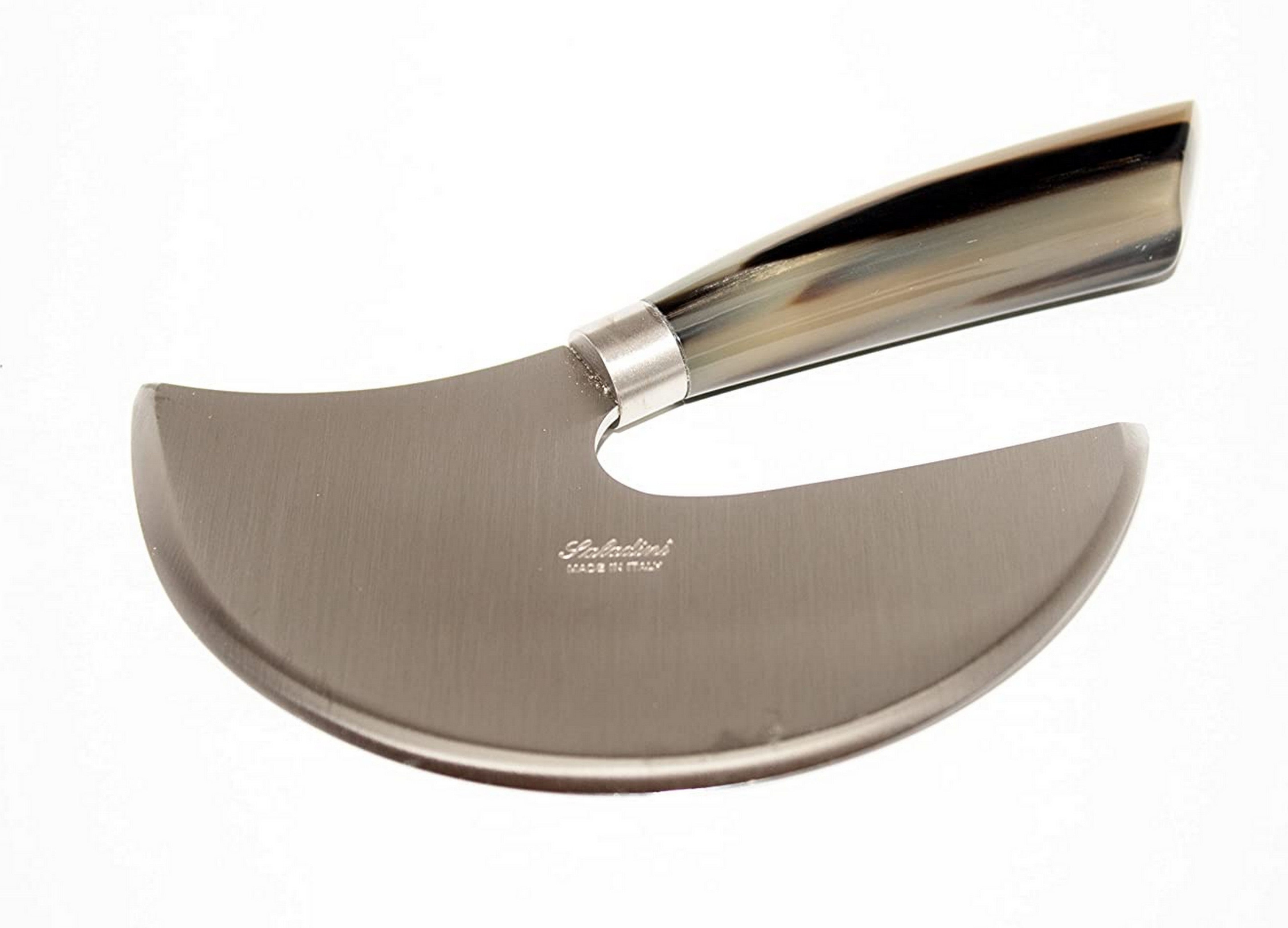 Exquisite Italian Cheese & Dessert Knife Set - High Carbon Stainless Steel Blade, Ox Horn Handle & Olive Wood Stand | Hand Forged Cutlery for Cheese Platters, Charcuterie Boards & Gourmet Dining