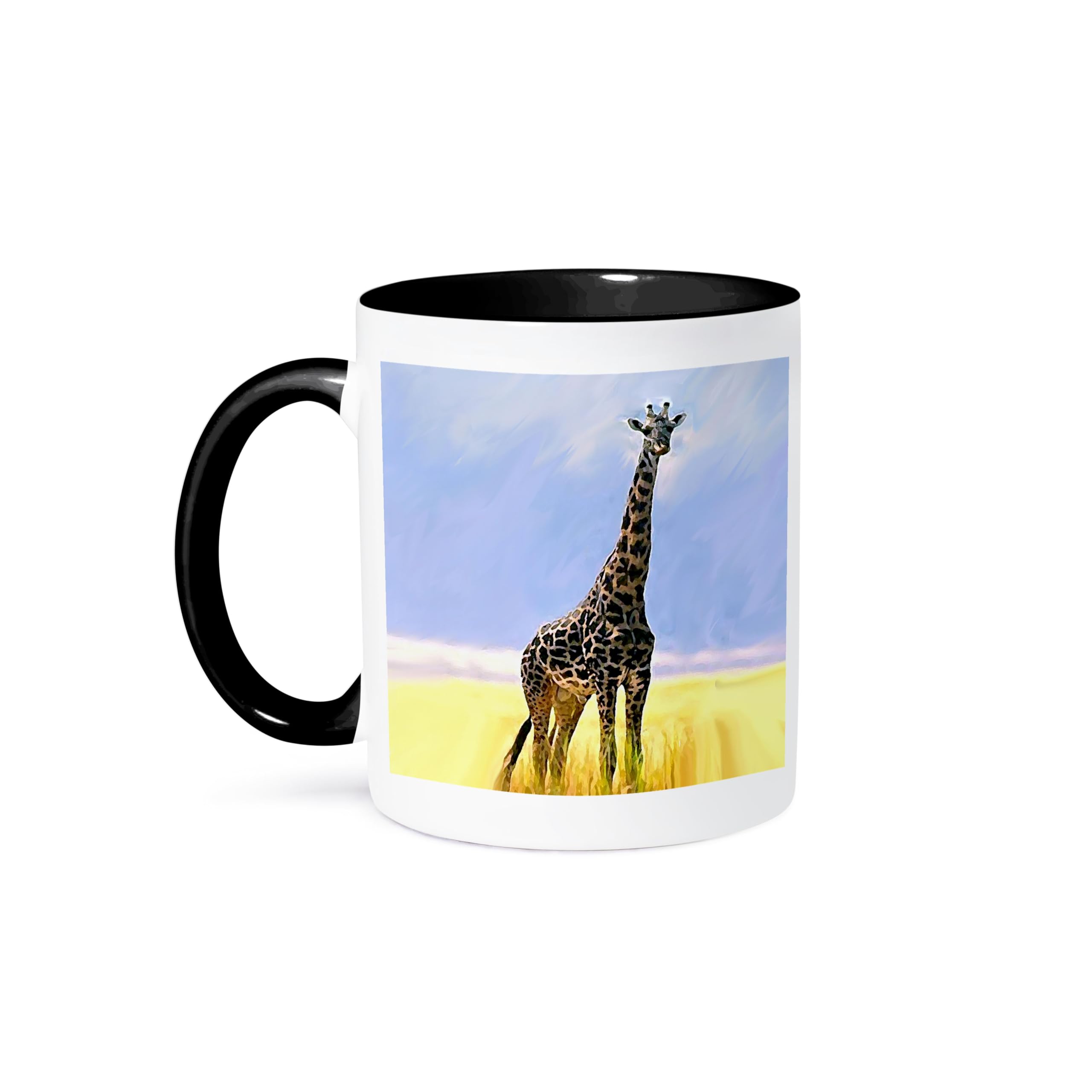 Funny Giraffe Coffee Mug 11oz - Unique Gift for Coffee Lovers - Perfect for Office, Home & Gifts