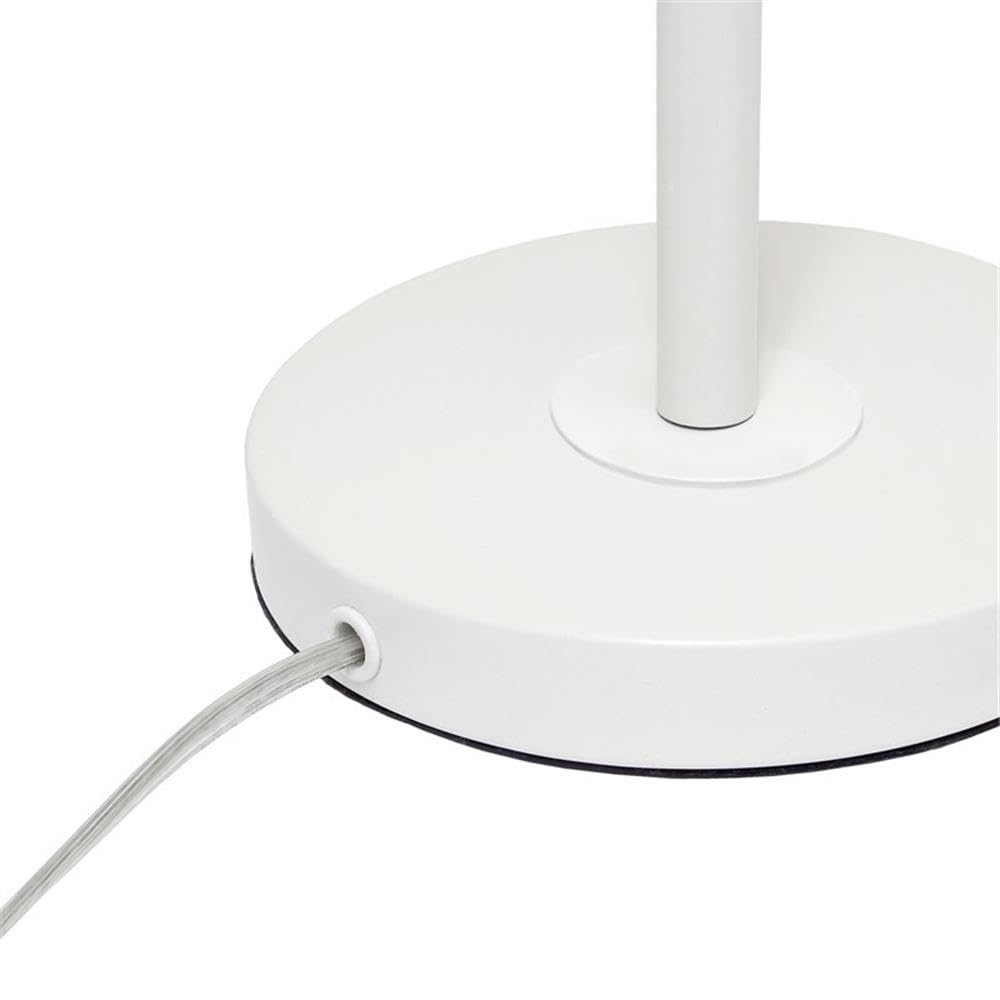 Adjustable White Desk Lamp for Home & Office Study