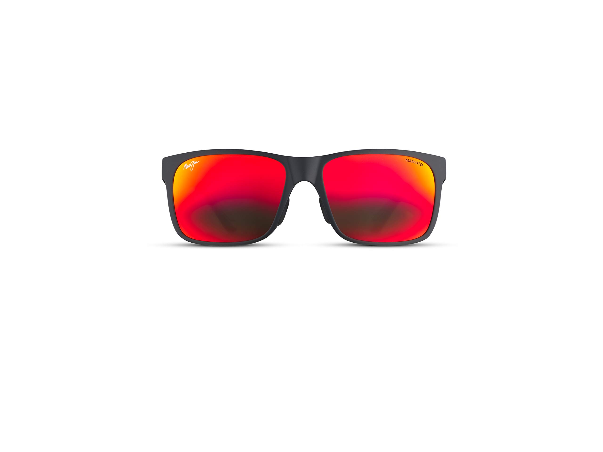 Maui Jim Red Sands Asian Fit Rectangular Polarized Sunglasses for Men & Women - UV Protection, Lightweight Frame - Perfect for Driving, Beach & Outdoor Activities
