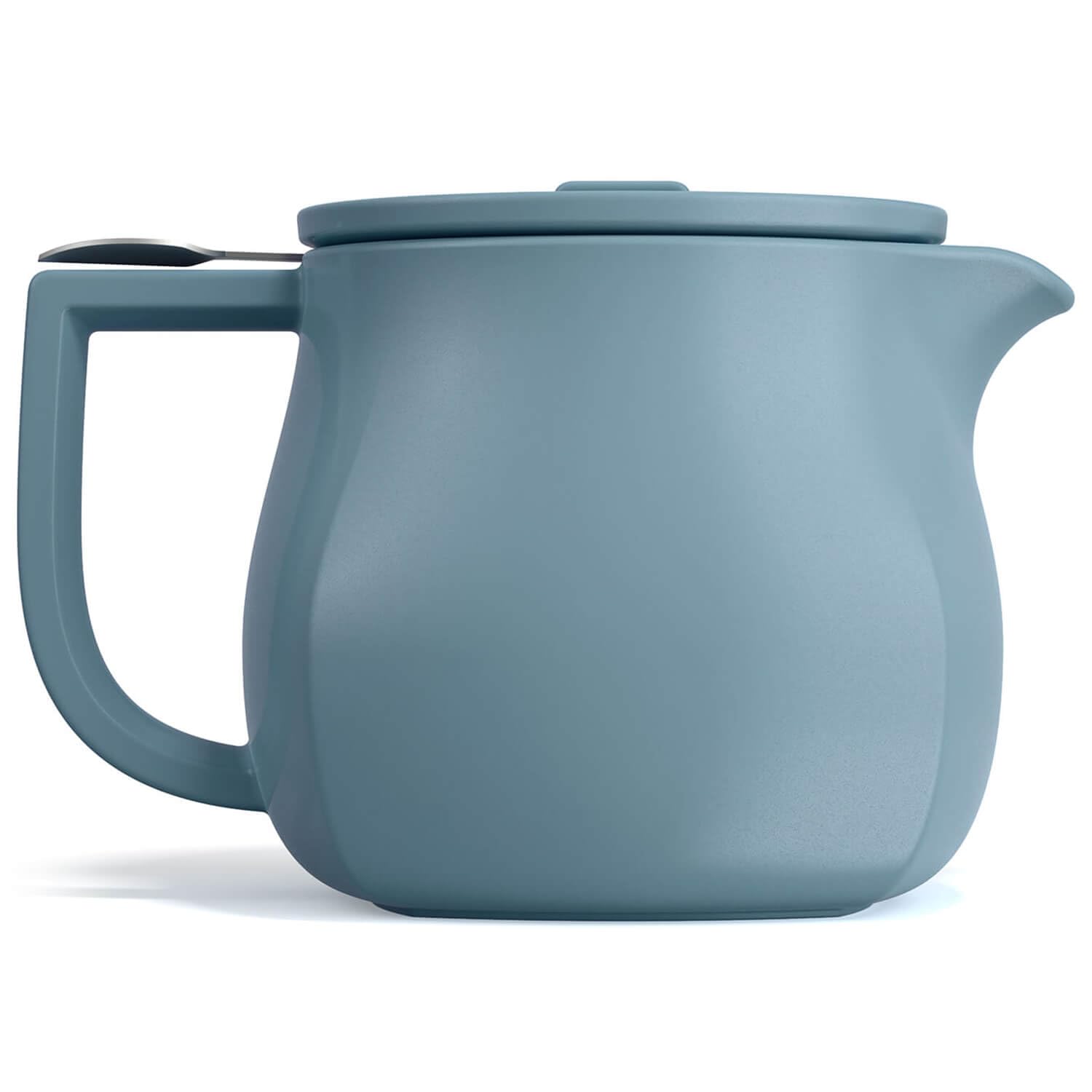 Premium Ceramic Teapot with Infuser & Lid - 24oz Stone Blue Loose Leaf Tea Maker | Dishwasher & Microwave Safe | Perfect for Afternoon Tea, Gifts & Home Decor