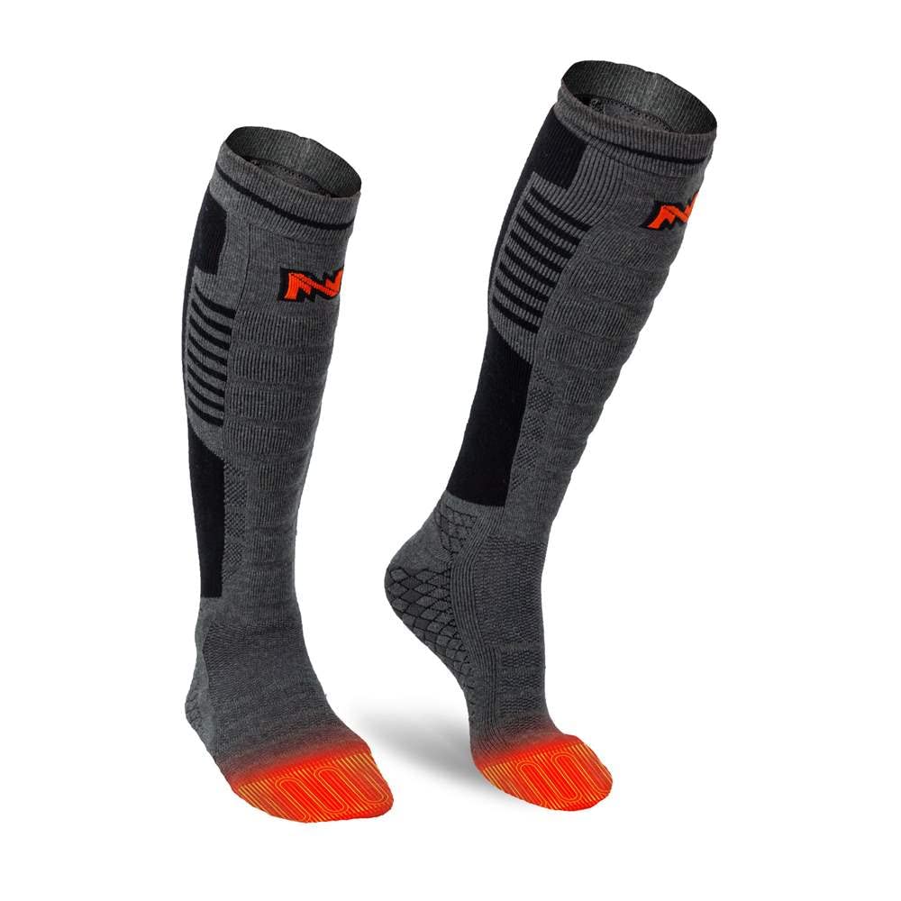 Premium Bluetooth Heated Socks for Men & Women - Tri-Blend Warm Winter Socks with Mobile App Control - Perfect for Skiing, Hiking & Cold Weather Outdoor Activities