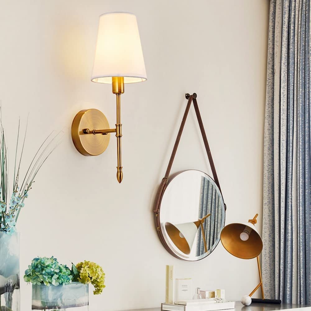 Battery Operated Wall Sconces - Dimmable LED Wall Lights with Remote Control, Set of 2, Easy to Install No Wiring Needed - Perfect for Bedroom, Living Room, Farmhouse Decor & TV Backlighting (Bronze Finish)