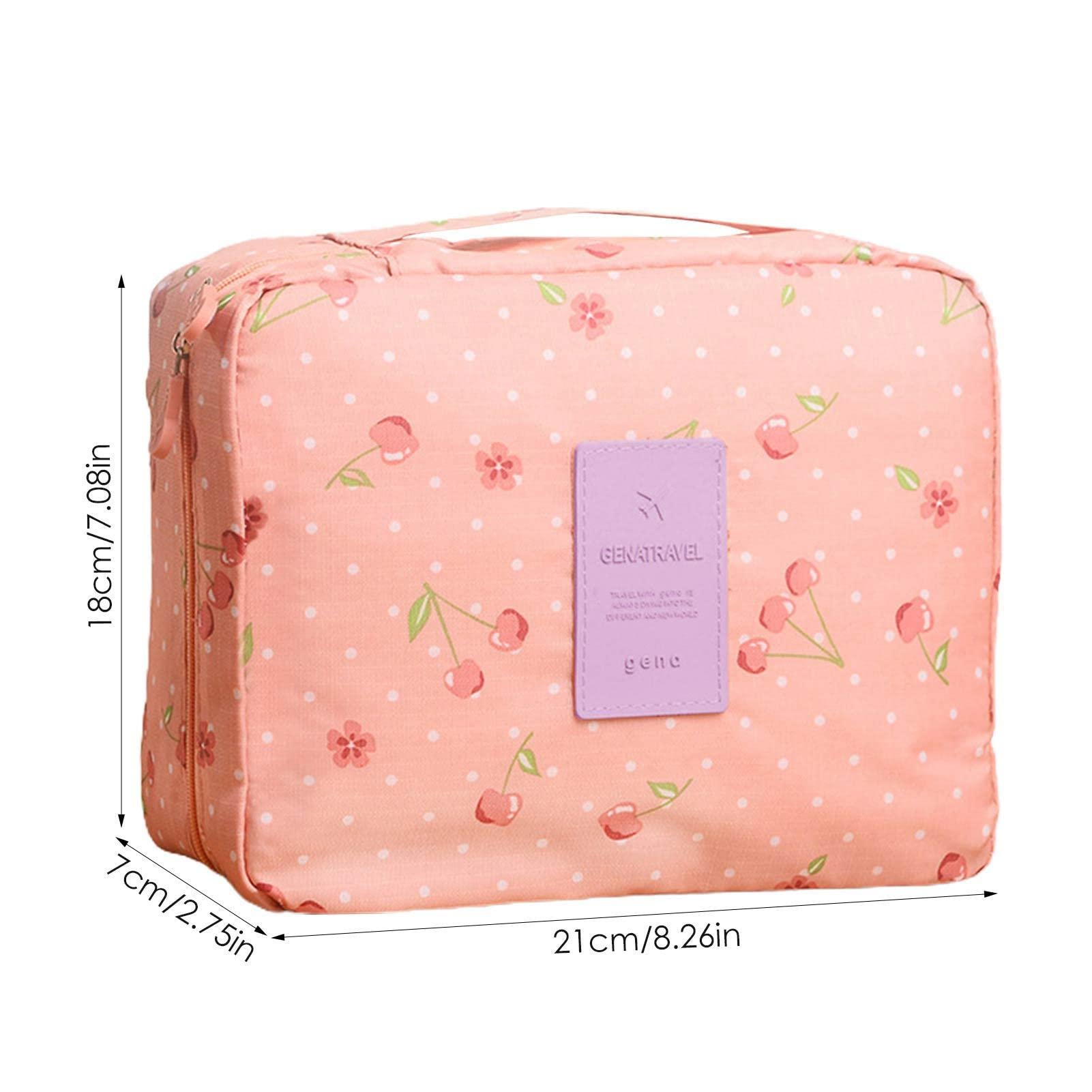 Waterproof Cosmetic Bags for Women - Travel Makeup Organizer with Zipper | Portable Makeup Pouch for Gym, Vacation & Daily Use
