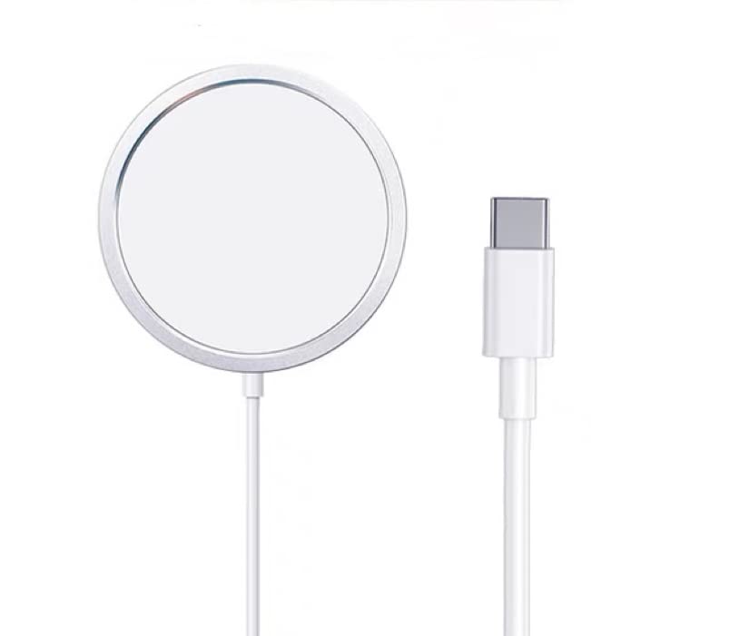 15W Magnetic Wireless Charger for iPhone 12/13 Series - Fast Qi-Certified Charging Pad for iPhone 12 Mini/Pro Max, 13 Mini/Pro/Pro Max - Perfect for Home, Office & Car Use