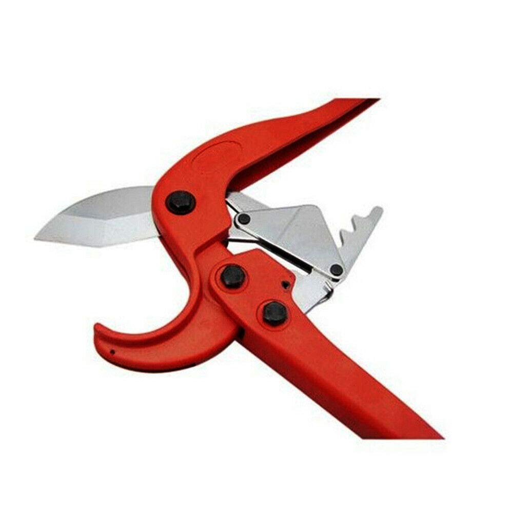 Heavy Duty PVC Pipe Cutter - 63mm Plastic Tube Shear for Cutting PVC, Gas & Plastic Pipes (Red, Model SA-0063) | Perfect for Plumbing, Irrigation & DIY Home Improvement Projects