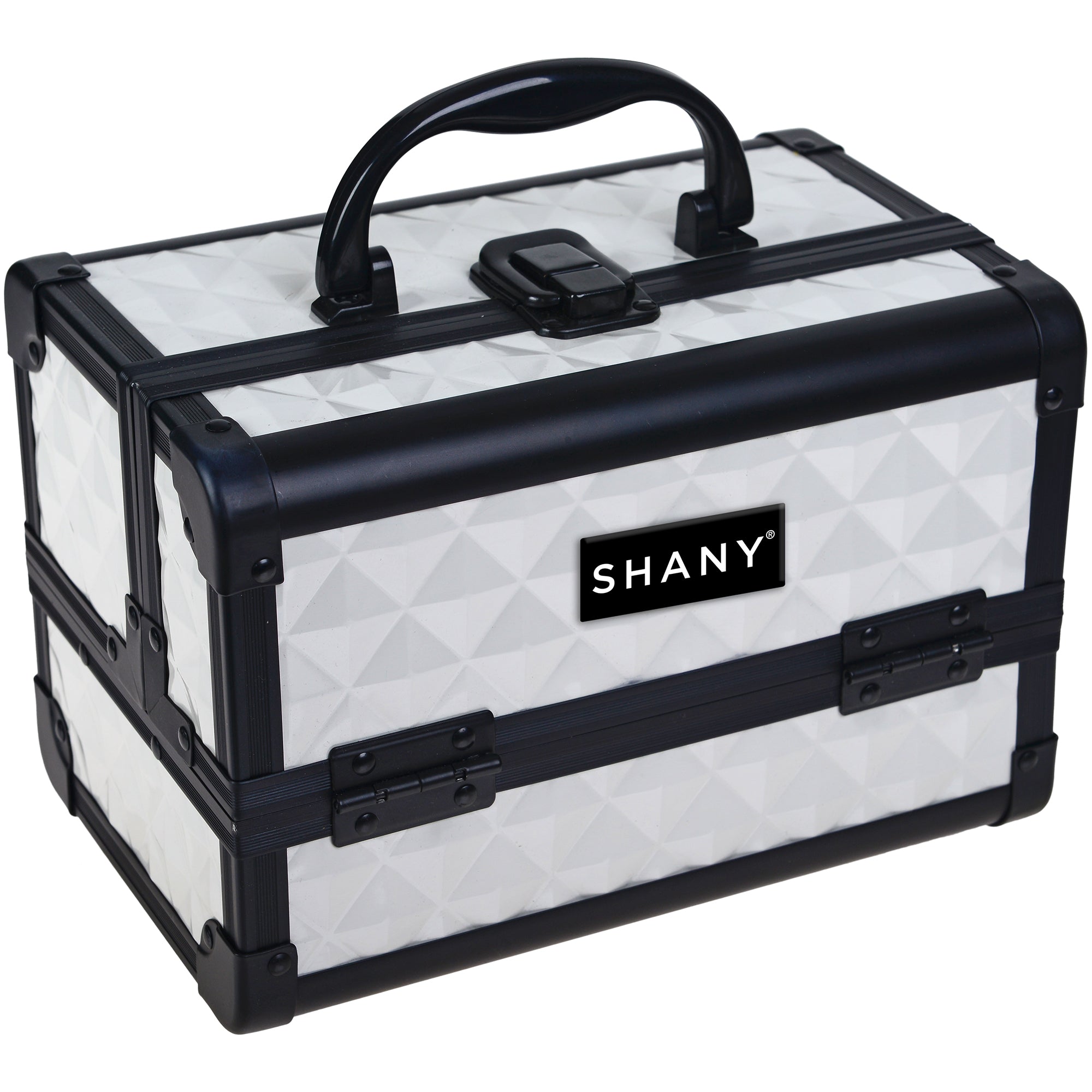 Professional Makeup Train Case with Mirror - Portable Cosmetic Organizer for Makeup Artists & Travel - Perfect for Salon, Home, and On-the-Go Beauty Needs