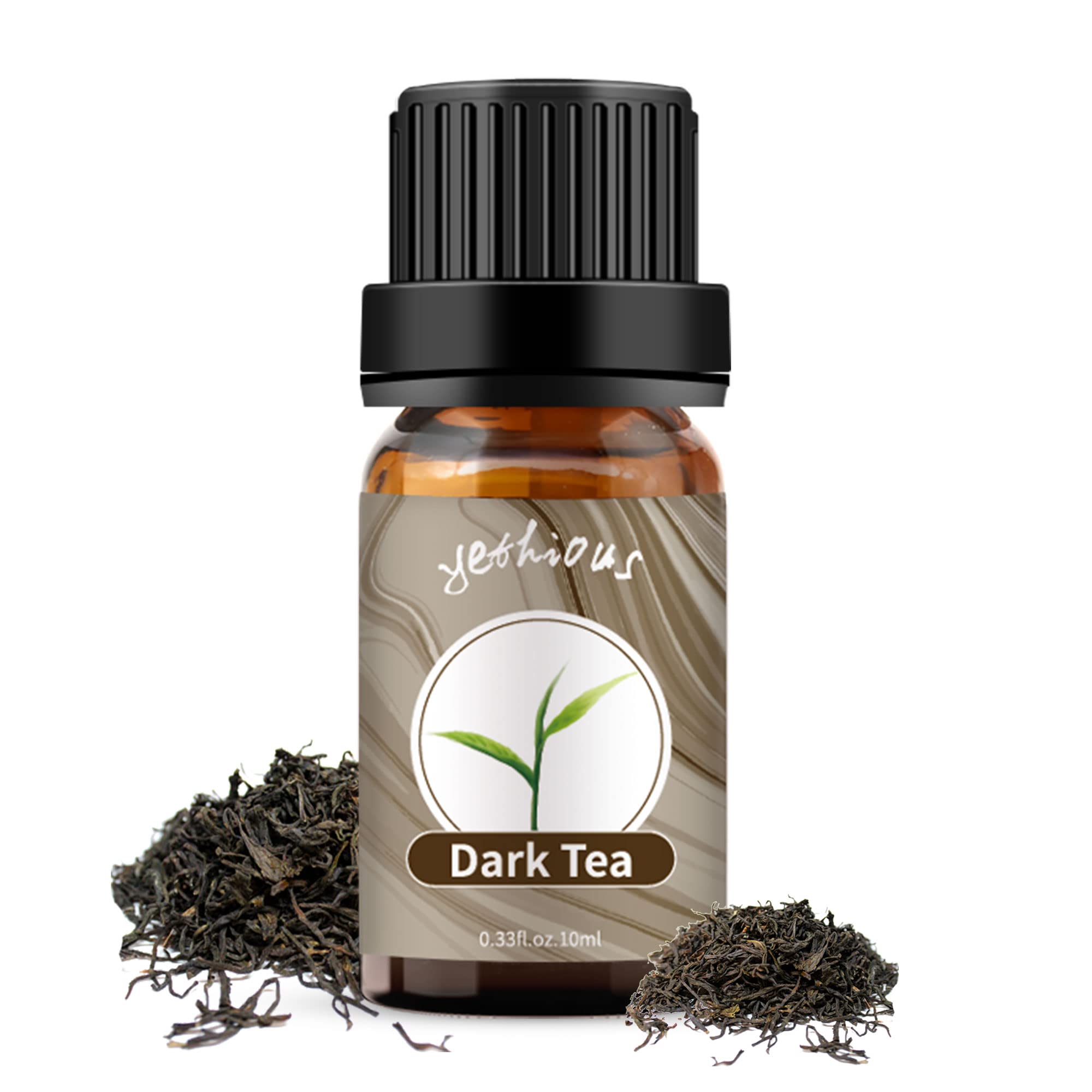 100% Pure & Natural Black Tea Essential Oil for Aromatherapy - 10ml | Home Fragrance, Relaxation & Stress Relief | Perfect for Diffusers, Massage & DIY Cleaning Products