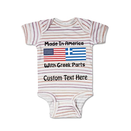 Stripes Multi Girl Personalized Text Here