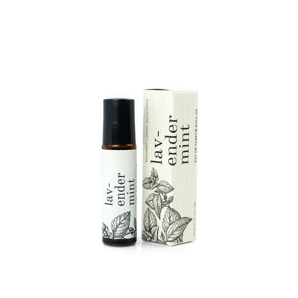 BROKEN TOP - Roll On Perfume with Jojoba & Essential Oils | Natural Vegan Eau de Parfum for Women & Men (Lavender Mint) | Perfect for Travel, Office & Daily Fragrance Refresh