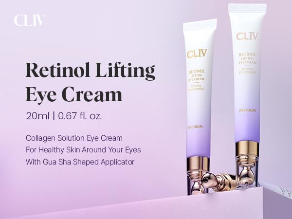 Retinol Anti-Aging Eye Cream for Dark Circles & Puffiness - Korean Collagen Eye Treatment for Wrinkles & Bags - Hydrating & Lifting Eye Massage Cream - 0.67 Fl Oz (Perfect for Night Routine & Travel Skincare)