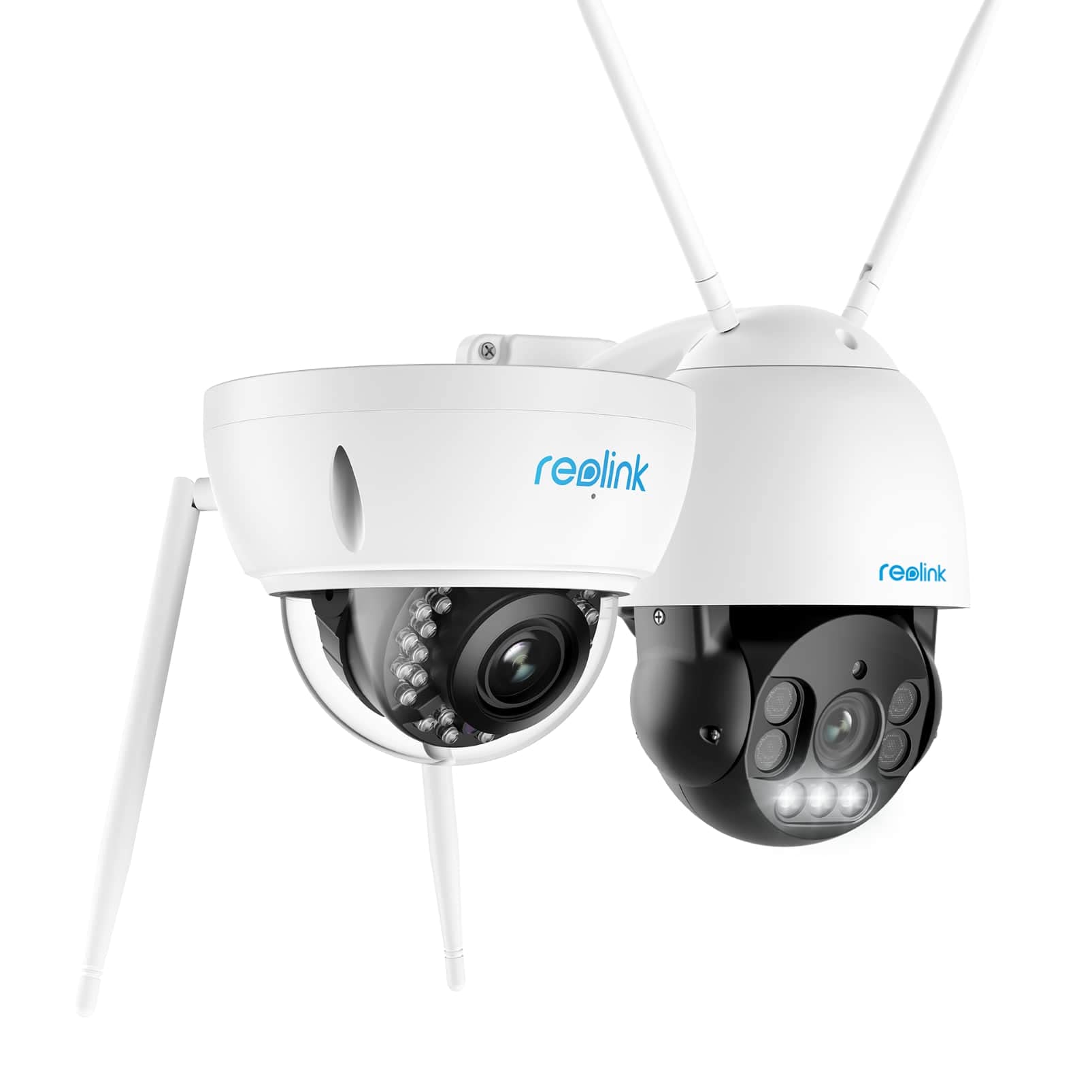 5MP Outdoor Security Camera Bundle with Auto Tracking & PTZ Spotlight - Vandal-Proof Home Surveillance System for Yard, Garage & Business Security Monitoring