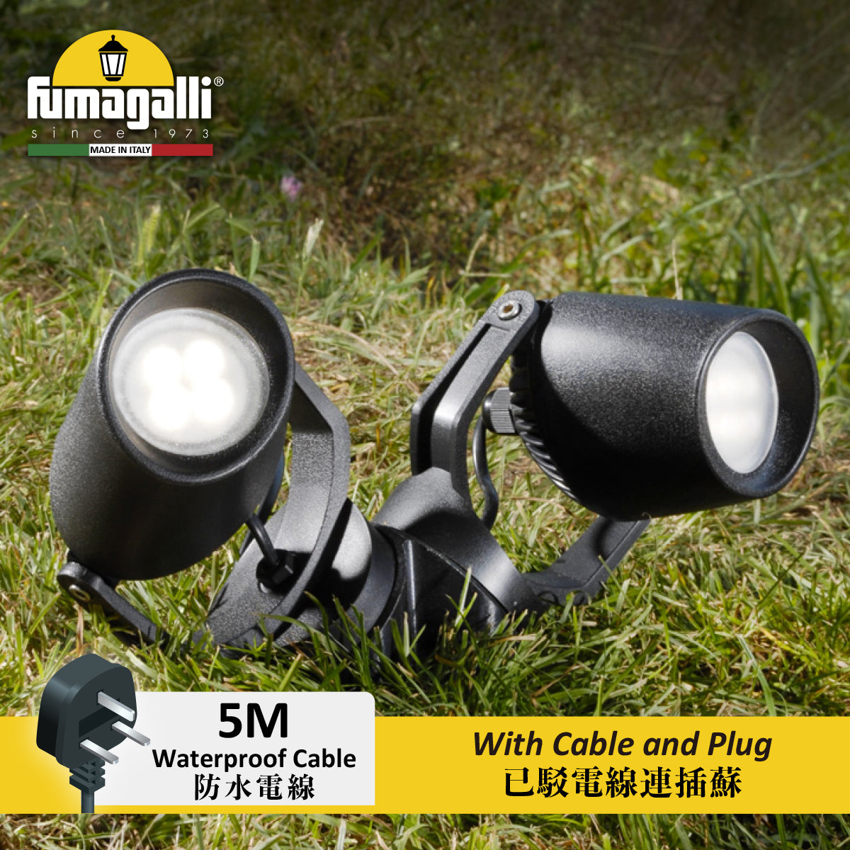 MINITOMMY EL SPIKE LED 2L - Ultra Bright Solar Powered Outdoor LED Spike Lights for Garden, Pathway, and Landscape Lighting - Perfect for Patio, Yard, and Driveway Decoration