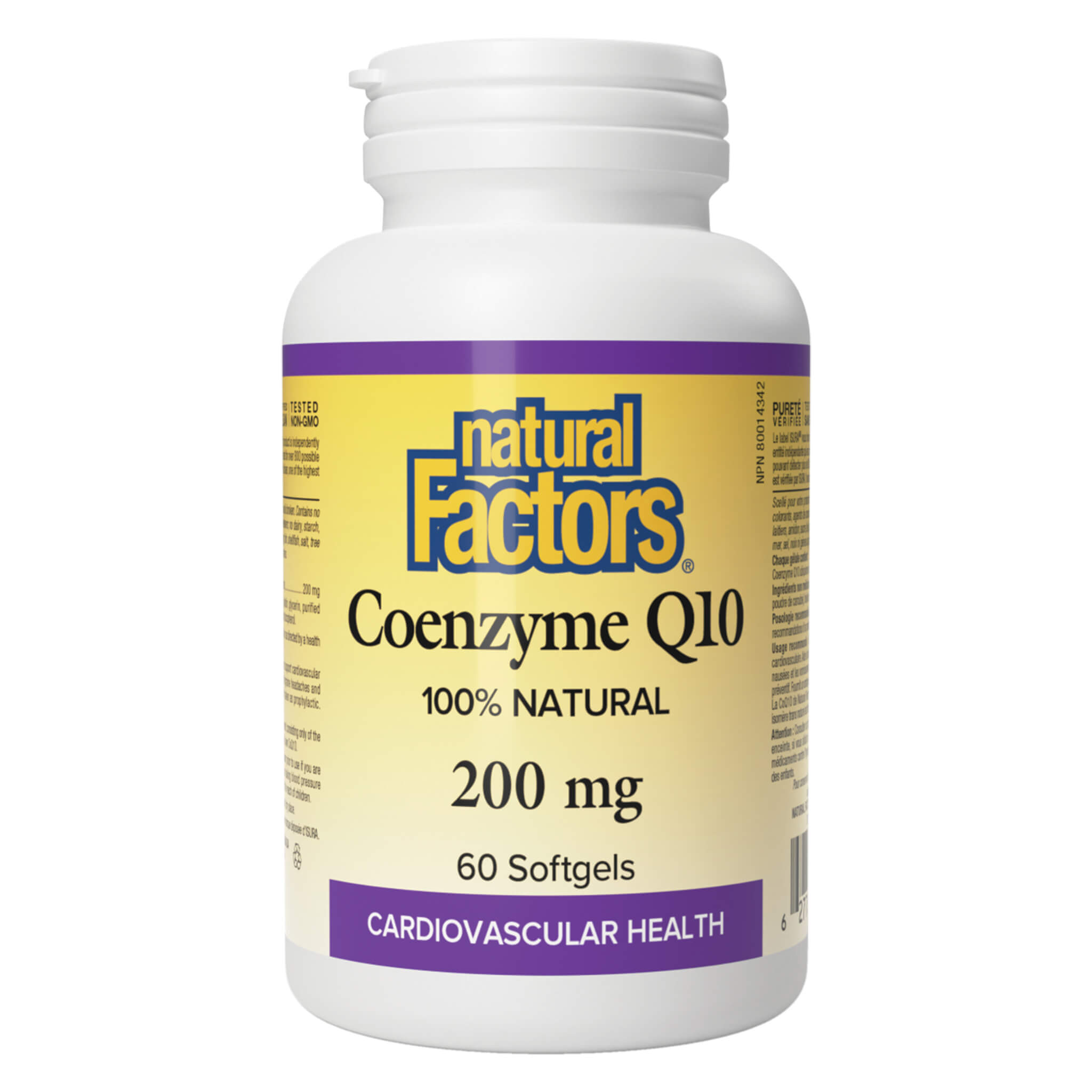 Premium Coenzyme Q10 200mg Softgels - High Absorption Ubiquinol Supplement for Heart Health, Energy & Antioxidant Support - Ideal for Adults & Seniors (60 Count)