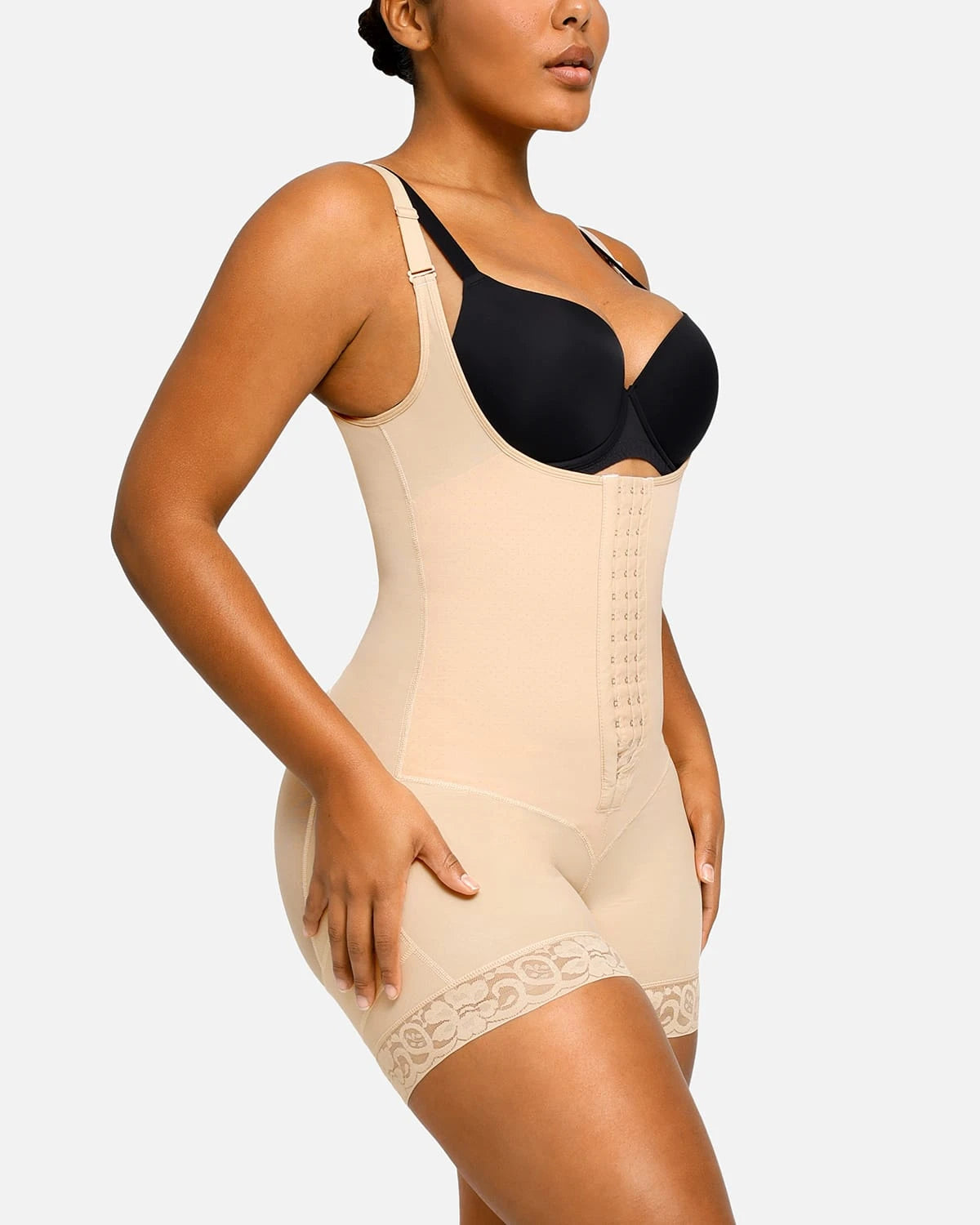 AirSlim® Core Sculpt Open Bust Shaping Bodysuit for Women - Tummy Control Shapewear for Slimming & Posture Support - Perfect for Dresses, Workouts & Special Occasions