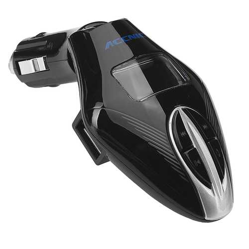 ACCNIC 2.1A Bluetooth MP3 Player with LED Display, Hands-Free Calling, USB/TF Card Reader & Car Charger - Perfect for Road Trips, Commuting & Hands-Free Music Playback