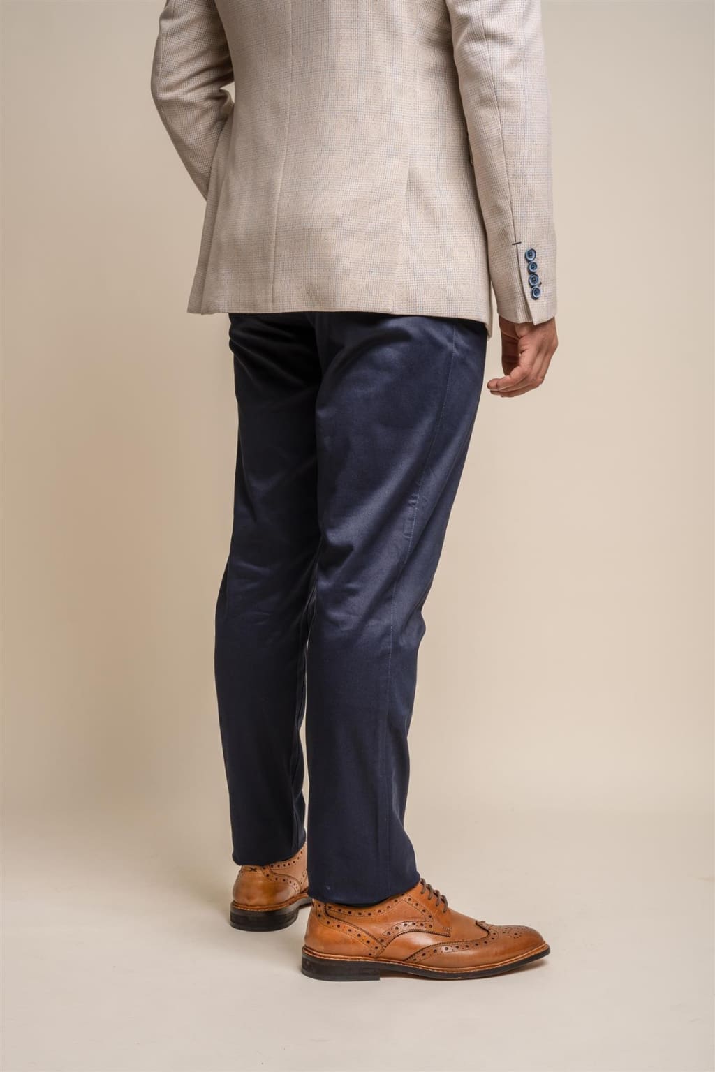Cavani Men's Dakota Chino Pants - Classic Slim Fit Stretch Comfort Casual Trousers for Work, Office & Everyday Wear