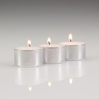 8 Hour Long-Lasting Tea Light Candles (50 Pack) - Unscented, Smokeless White Candles for Weddings, Parties, Home Decor & Relaxation - 3.8 x 2.3 cm, 8-Hour Burn Time - Perfect for Centerpieces, Romantic Dinners & Candle Holders