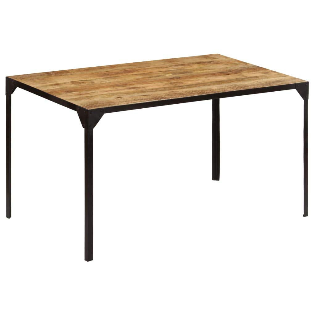 Premium Solid Mango Wood Round Pub Table - 55.1