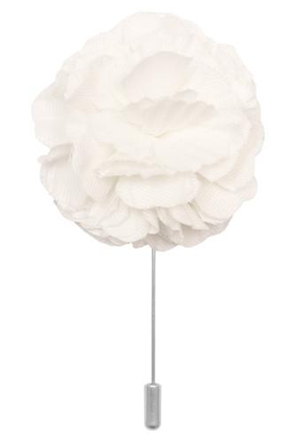 Premium Cotton Lapel Pin - Woodland White Design for Men & Women | Perfect for Suits, Blazers, Jackets & Formal Attire | Elegant Accessory for Business, Weddings & Special Occasions