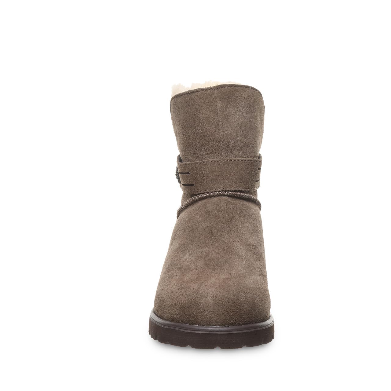 BEARPAW Women's Wellston Suede Slip-On Winter Boots - Comfortable Warm Snow Boots for Women in Multiple Colors | Perfect for Cold Weather, Snow Days & Casual Outings