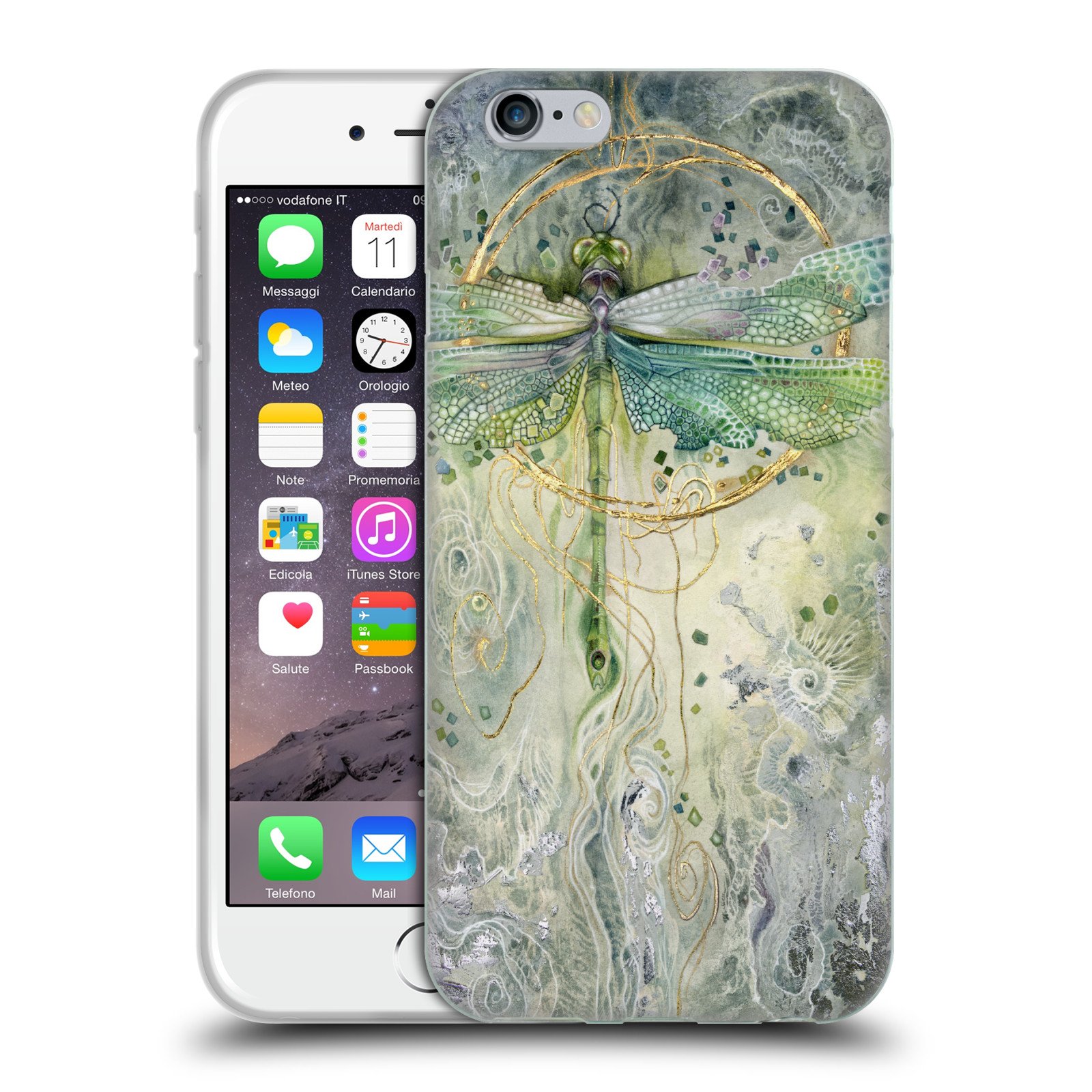 Head Case Designs Stephanie Law Transition Immortal Ephemera Soft Gel Case for iPhone 6/6s - Officially Licensed Art Protection for Daily Use & Travel