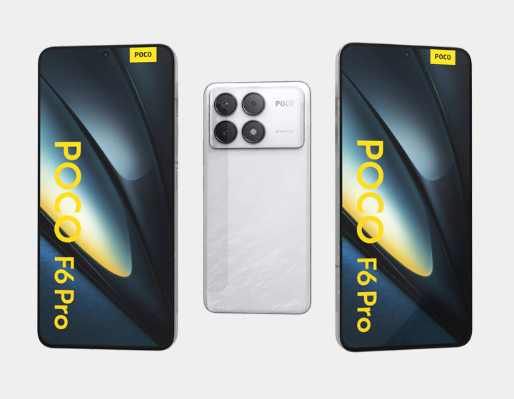 Xiaomi Poco F6 Pro 5G Smartphone - 256GB ROM 12GB RAM - Dual SIM GSM Unlocked (White) - Fast Processor, AMOLED Display for Gaming & Streaming - Perfect for Work, Travel & Entertainment