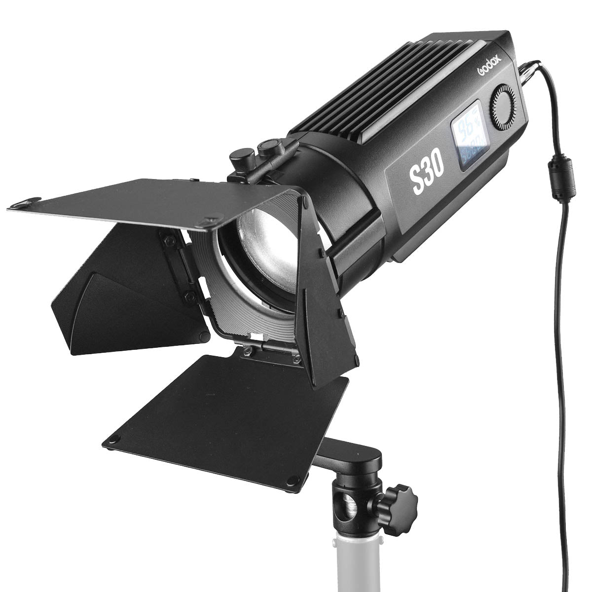 Godox S30 3-Head LED Video Light Kit with Stands & Accessories - Perfect for YouTube, Photography, and Studio Lighting
