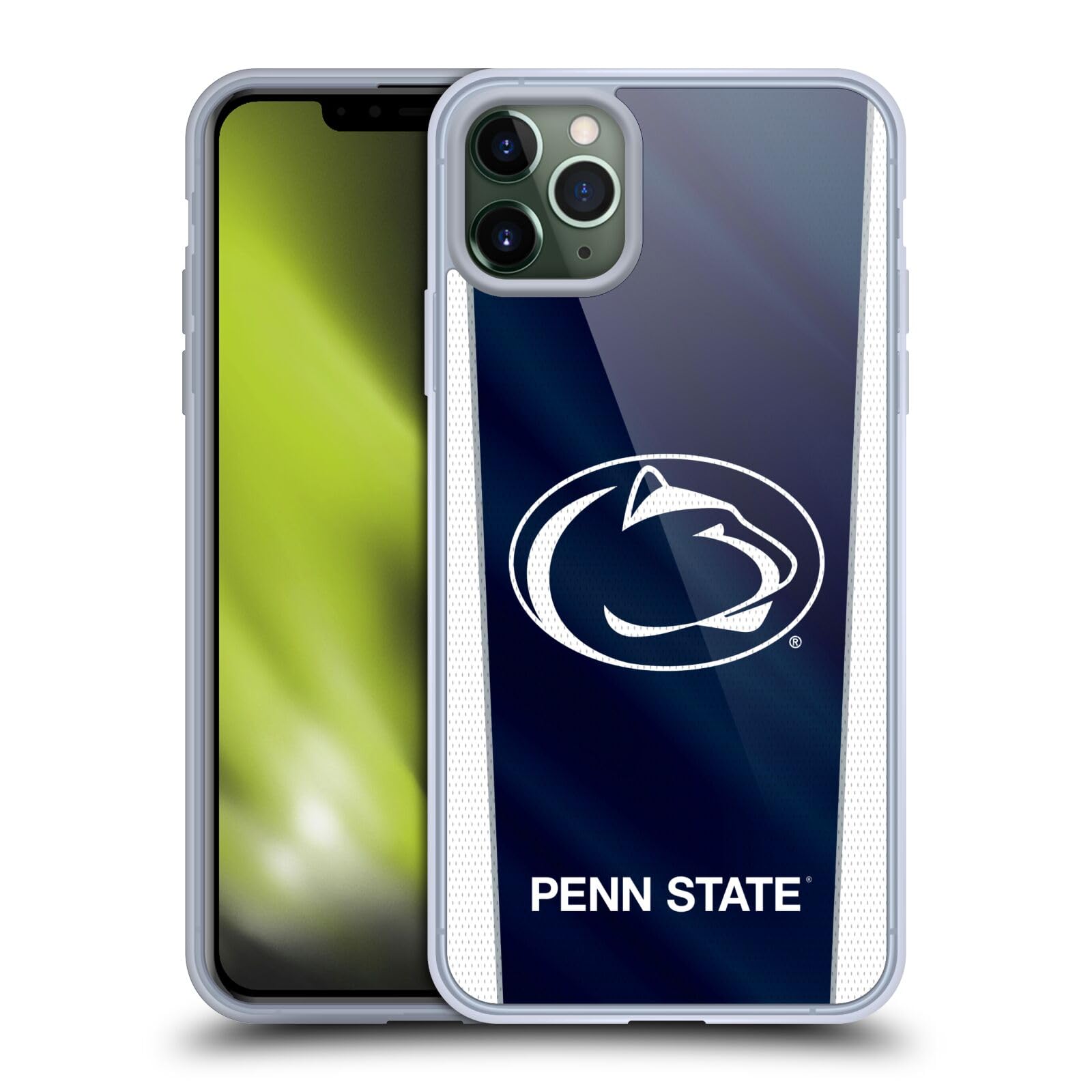 Officially Licensed Pennsylvania State University PSU Banner Soft Gel Case for Apple iPhone 11 Pro Max - Durable Protective Cover for College Fans, Students & Alumni - Perfect for Game Days, Campus Life & Showing School Spirit