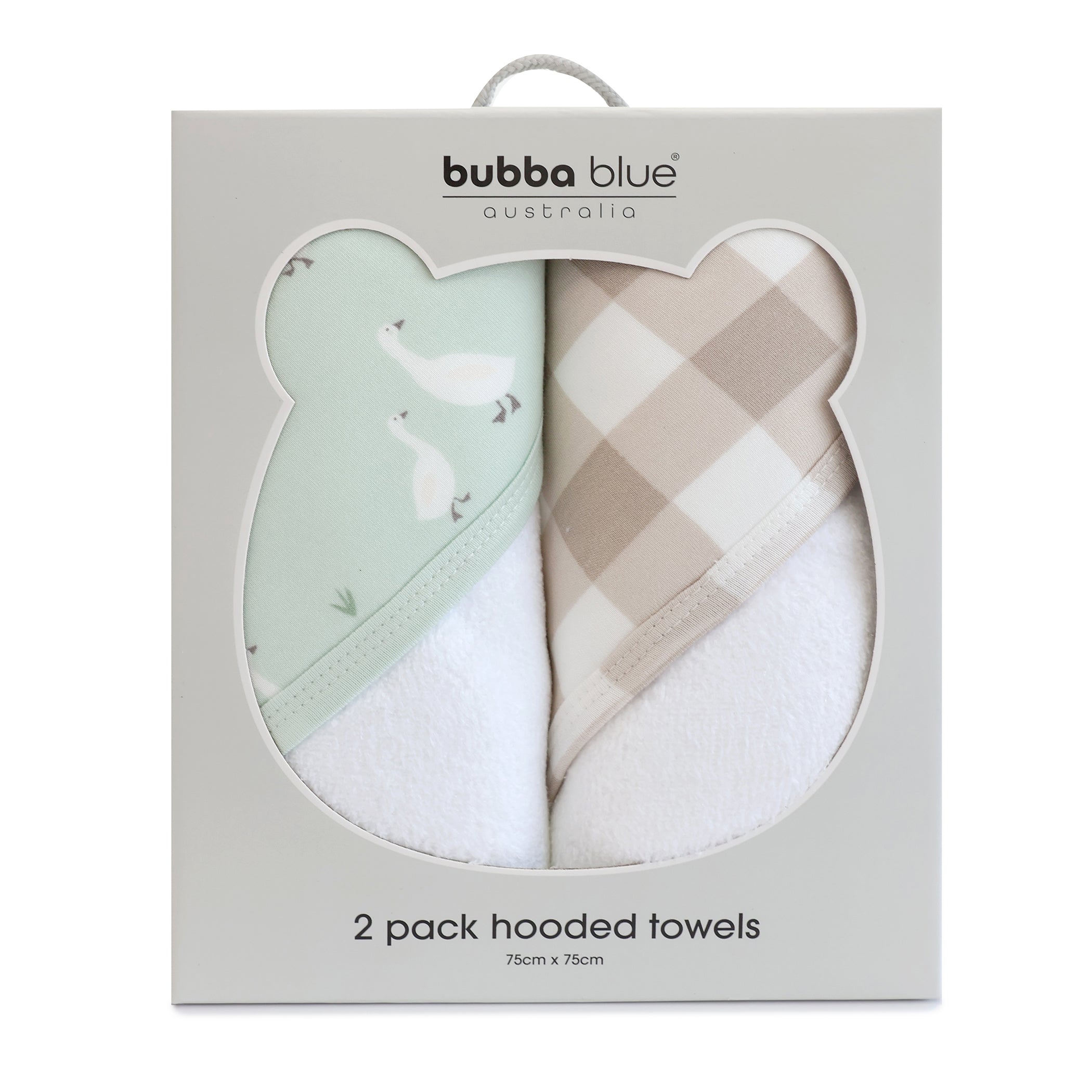 2-Pack Hooded Towel Set - Soft & Absorbent Olive/Taupe Bath Towels for Babies & Kids | Perfect for Bath Time, Swimming & Beach Outings