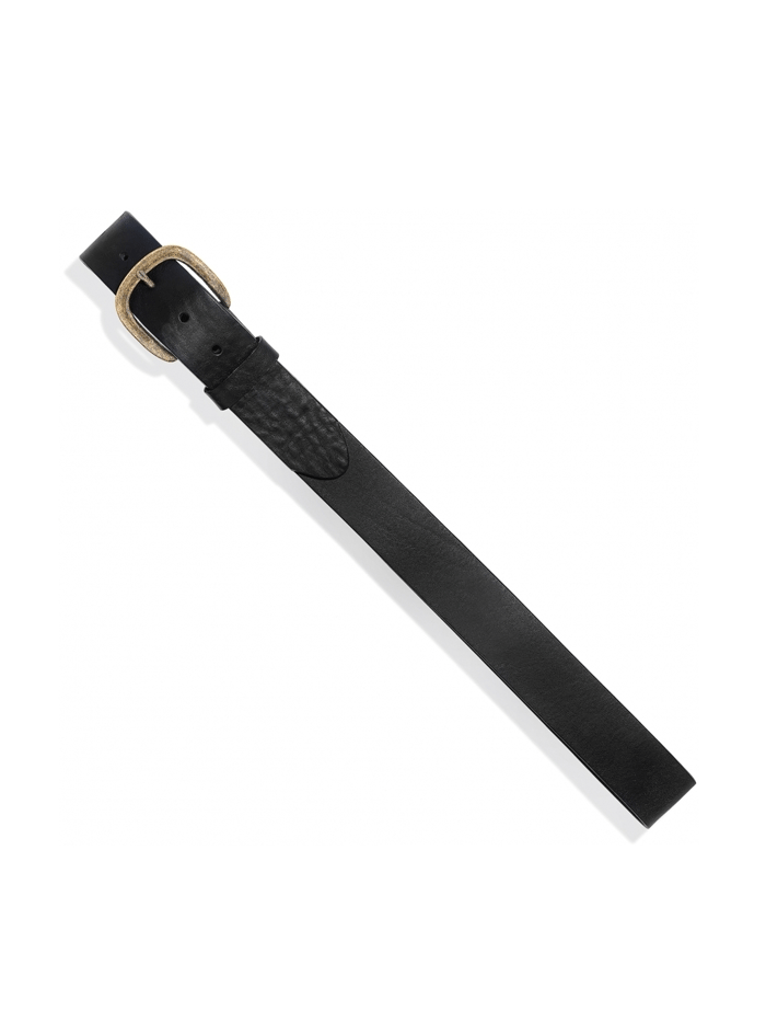 Justin 232BK Genuine Leather Work Belt for Men - Durable Black Casual Dress Belt for Business & Everyday Wear