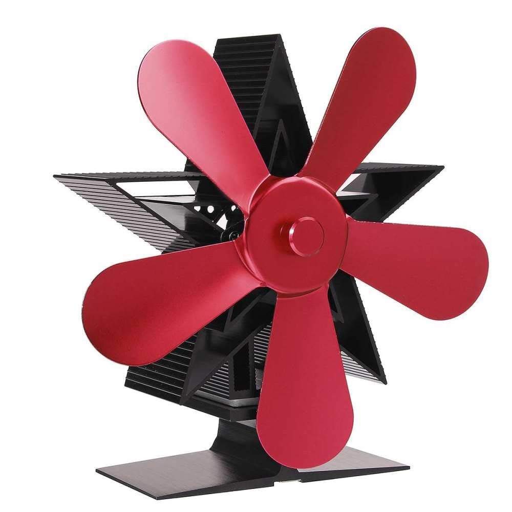 MIFOR YYYSHOPP Fireplace Fan - 4 Blades, Quiet, High Efficiency Heat Distribution, Wood Stove Fan for Home Decor - Perfect for Cozy Winter Nights by the Fireplace