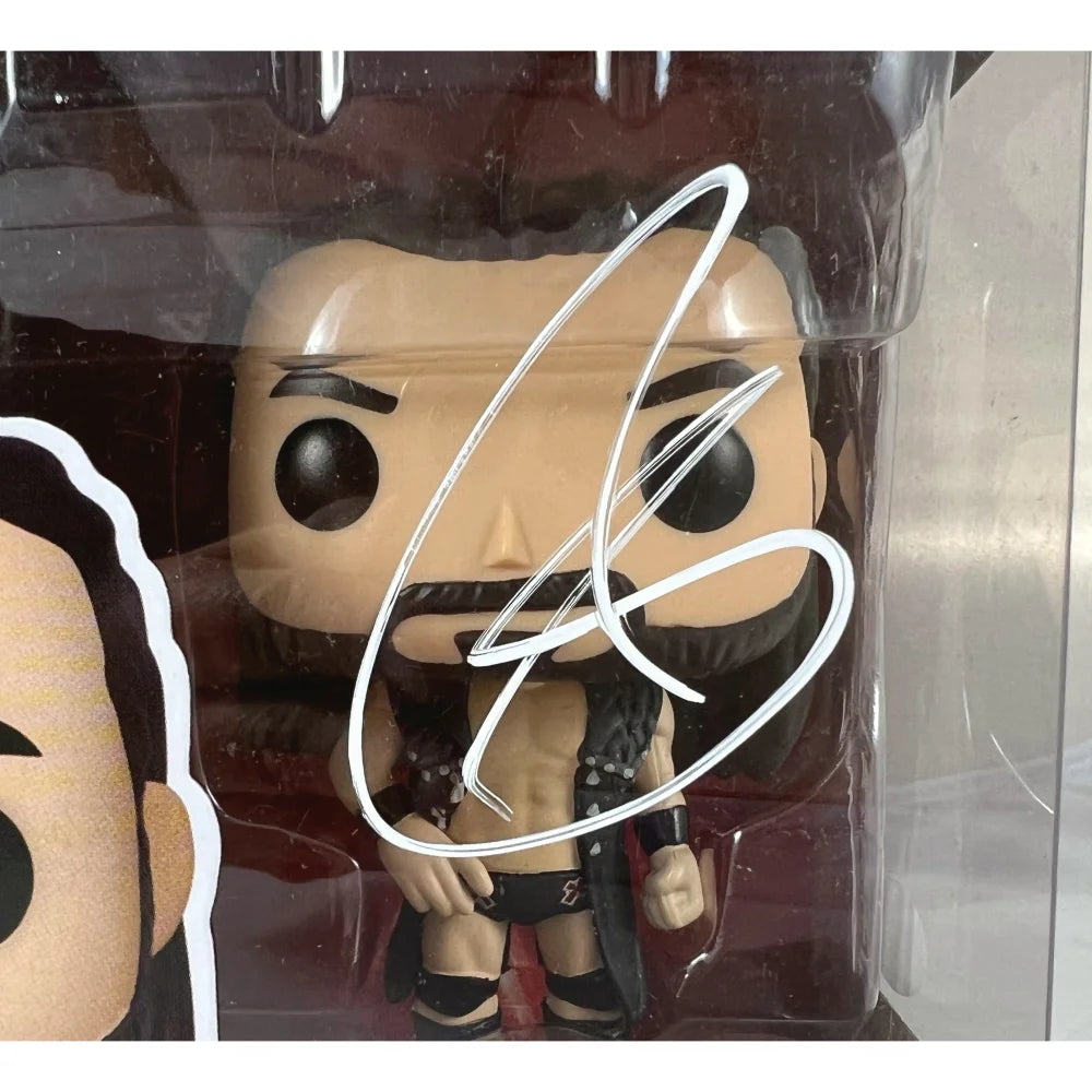 Drew McIntyre Signed Funko Pop #87 with JSA COA - Authentic WWE Galloway Autographed Collectible for Fans & Display
