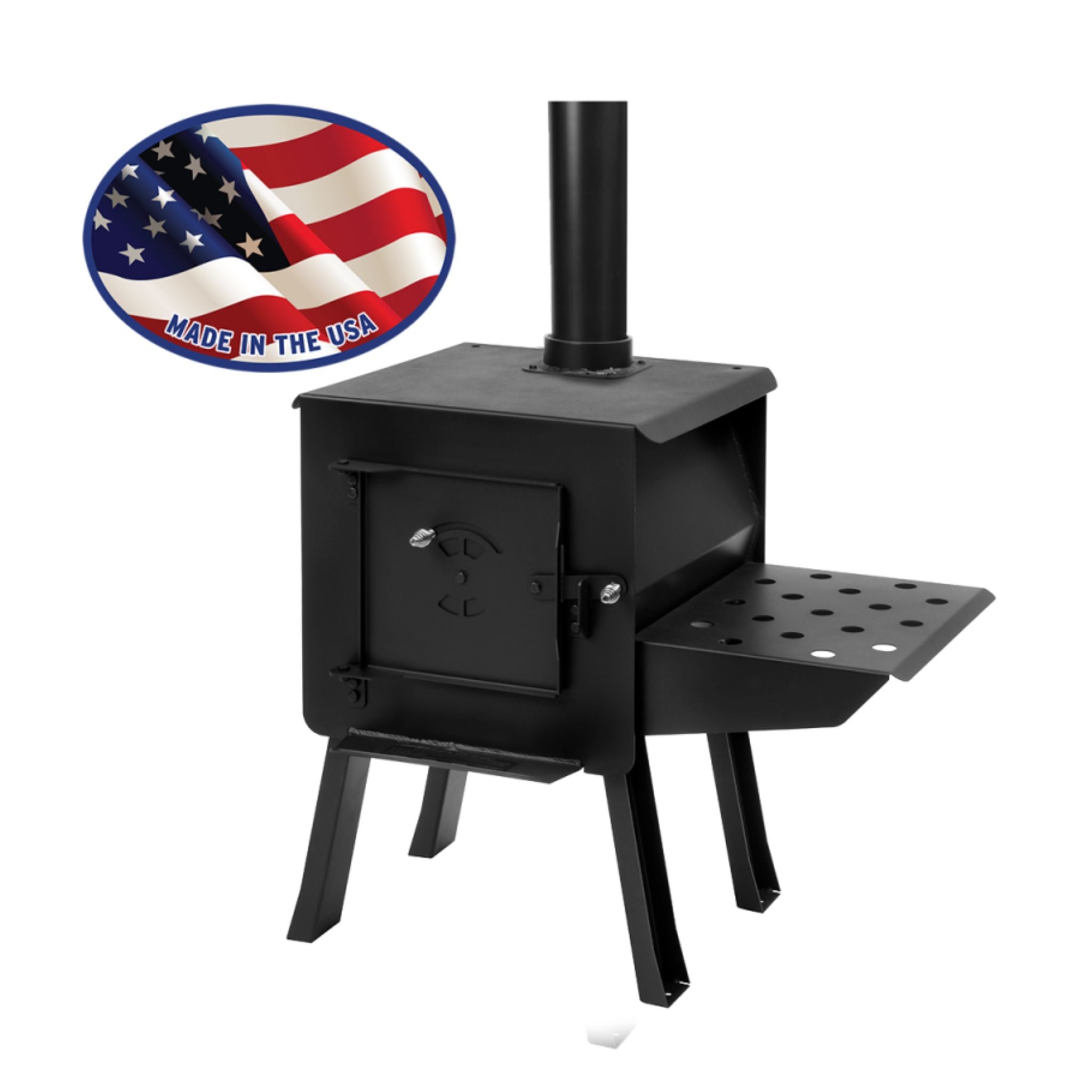Englander Black Bear Camp Stove ESW0032 - Portable Outdoor Wood Burning Stove for Camping, Hiking & Backpacking | Compact & Lightweight Design for Easy Transport | Perfect for Cooking, Heating & Survival Situations