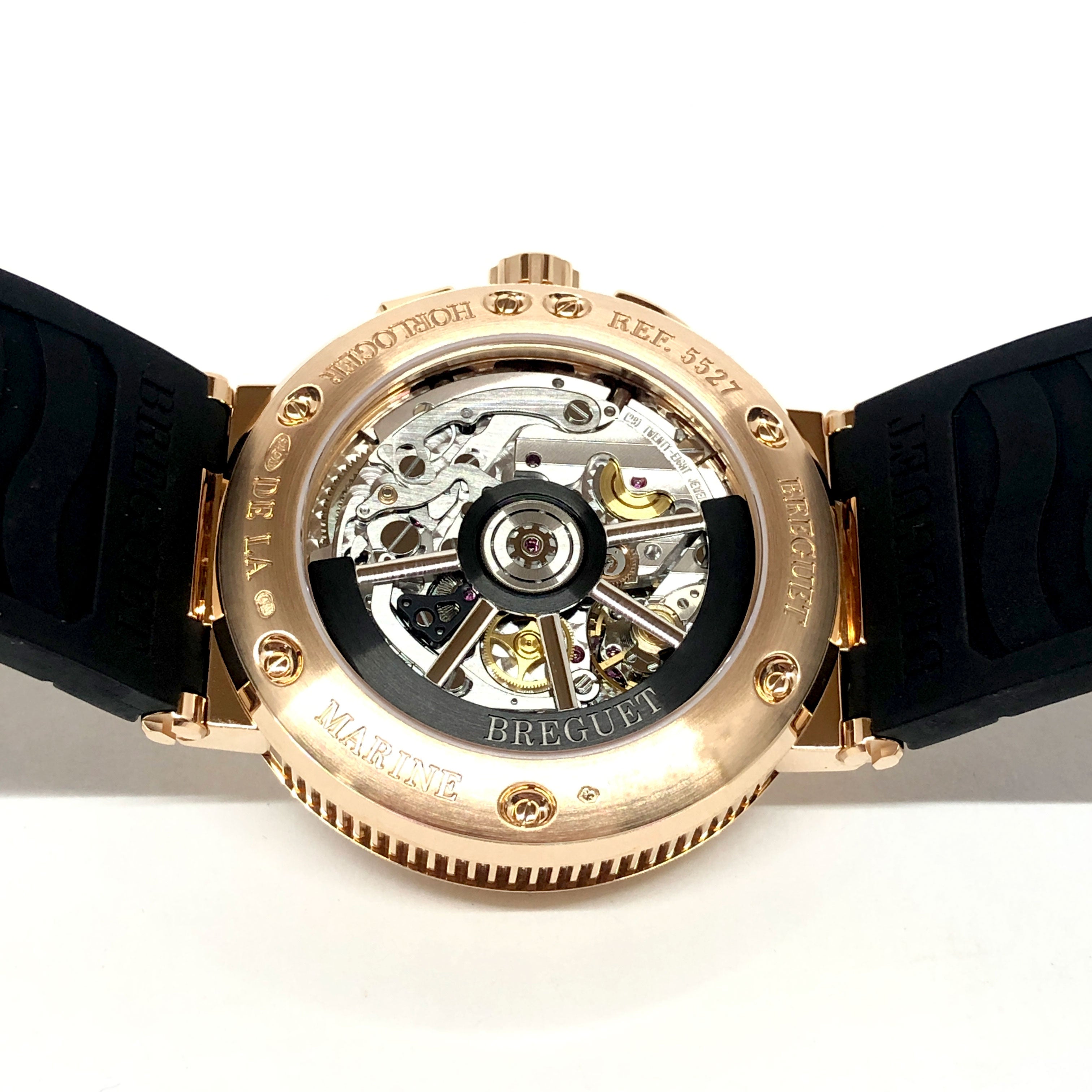 Breguet Marine 5527 Chronograph 18K Rose Gold Men's Luxury Watch - Elegant Timepiece for Business, Formal Events & Special Occasions