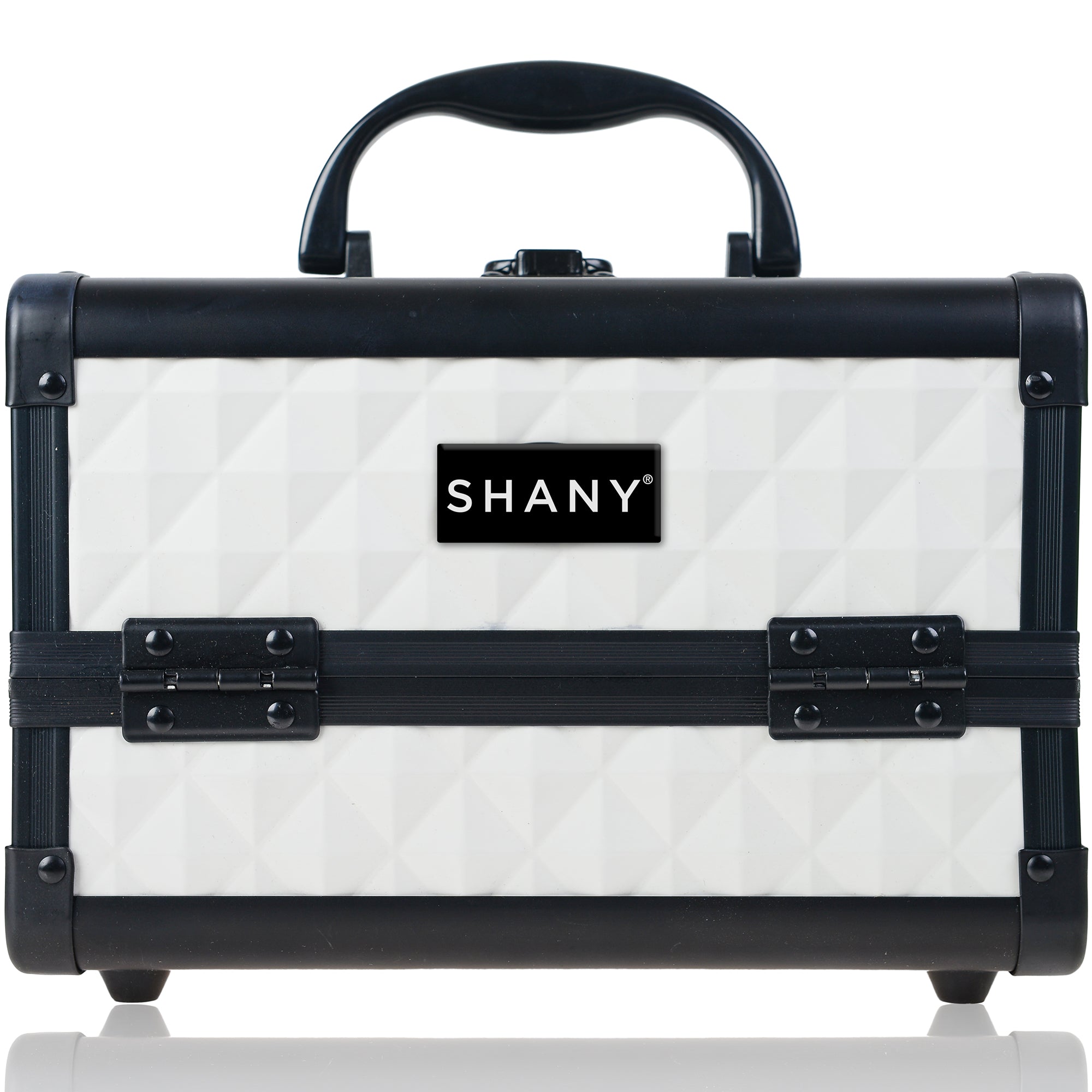 Professional Makeup Train Case with Mirror - Portable Cosmetic Organizer for Makeup Artists & Travel - Perfect for Salon, Home, and On-the-Go Beauty Needs