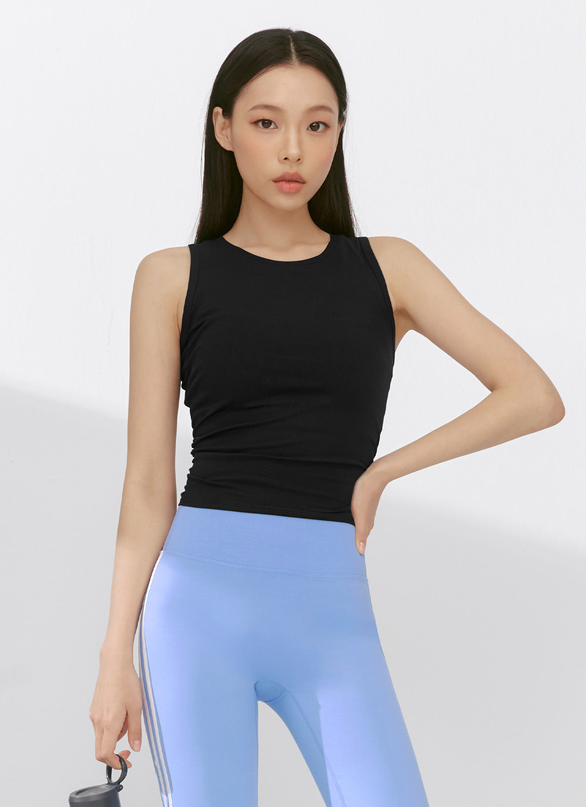 Ribbed Back Twist Sleeveless Top for Women - Trendy Summer Casual Wear - Perfect for Beach, Party & Date Night Outfits