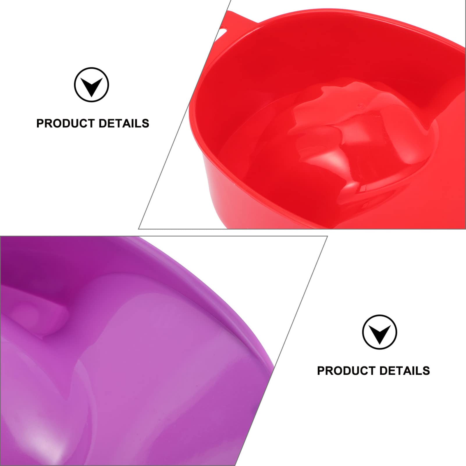 Lurrose 8pcs Nail Soaking Bowls Set with Cuticle Oil - Acrylic Nail Remover Bowls for Manicure, Latex & Polish Removal - PP Material Nail Care Tools for Salon & Home Use