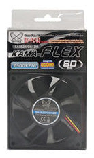 Scythe KAMA FLEX 80mm Ultra Quiet PC Case Fan - Perfect for Gaming Rigs, Workstations & Silent PC Builds