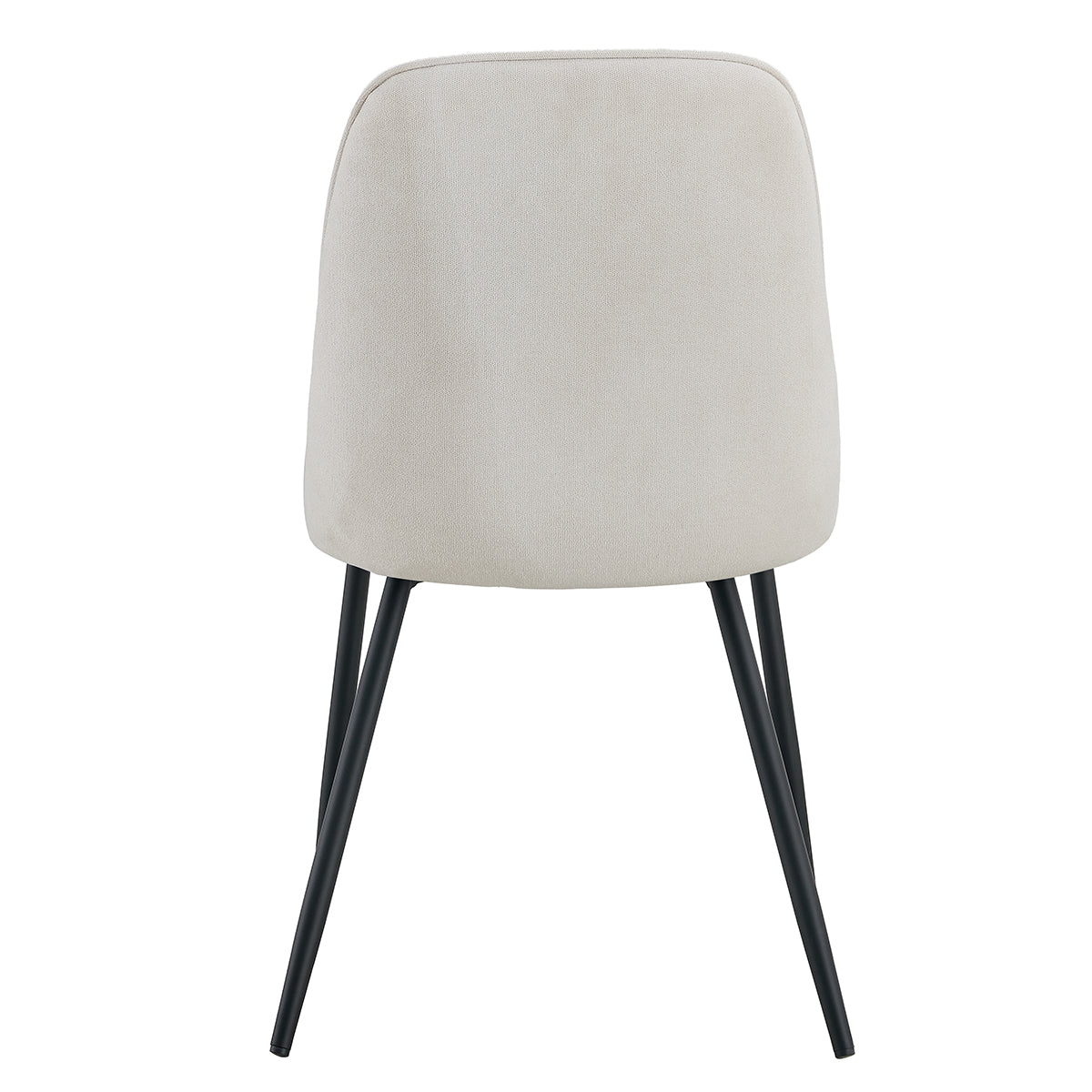 Modern Jude Fabric Dining Chairs (Set of 2) - Comfortable Upholstered Kitchen Chairs for Dining Room, Breakfast Nook & Small Spaces - Easy Assembly & Stylish Home Decor