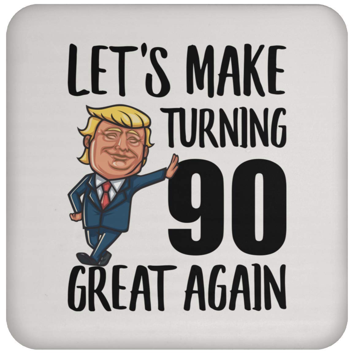 90th Birthday Gifts for Men & Women - Vintage 1929 Themed Coaster Set - Perfect for 90 Year Olds, Christmas 2022 & Anniversary Celebrations - Great for Home Decor, Party Favors & Memory Keepsakes