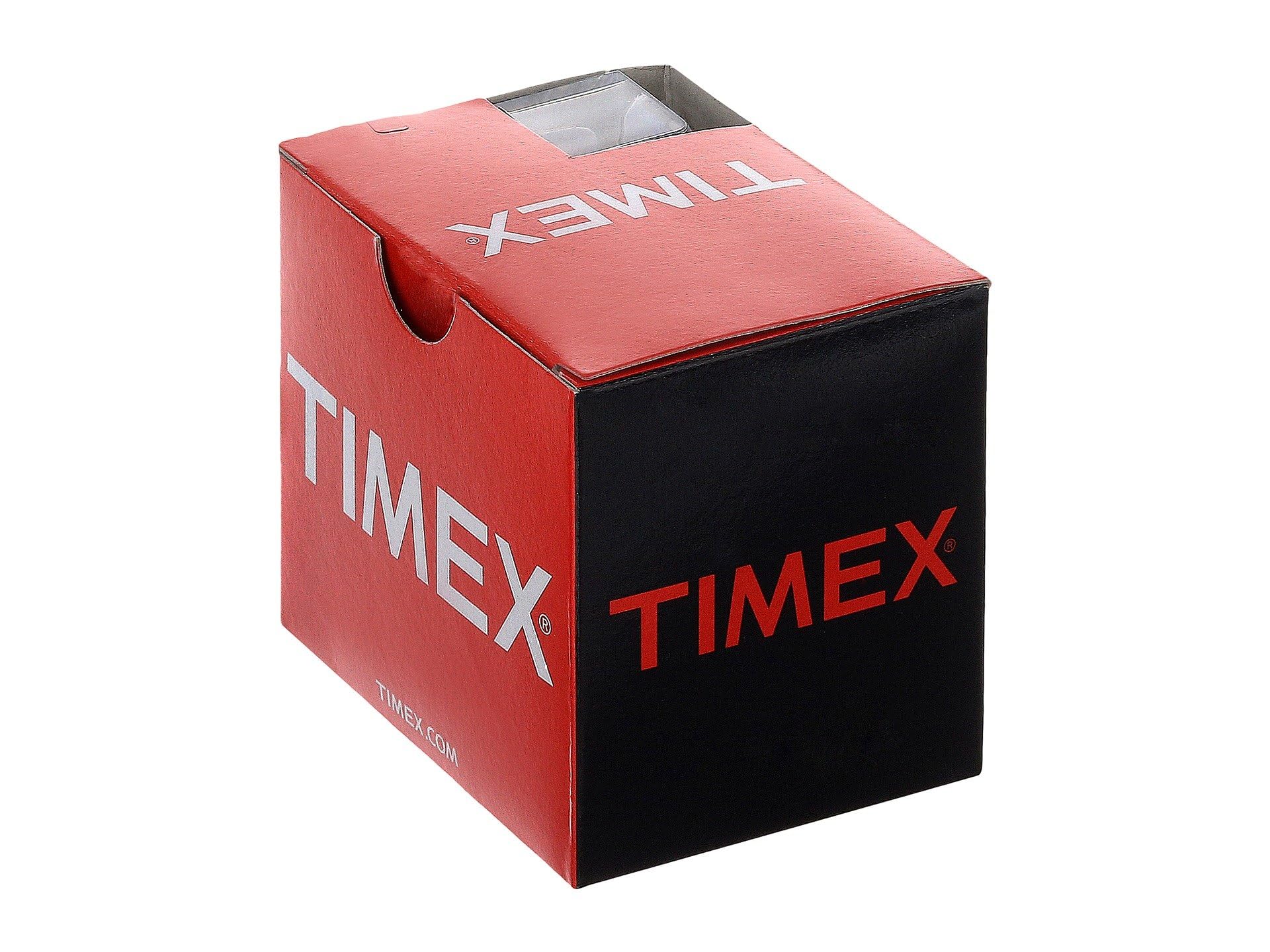 Timex Men's Analog Watch with Stainless Steel Case & Leather Strap - Classic Dress Watch for Business, Casual & Formal Occasions
