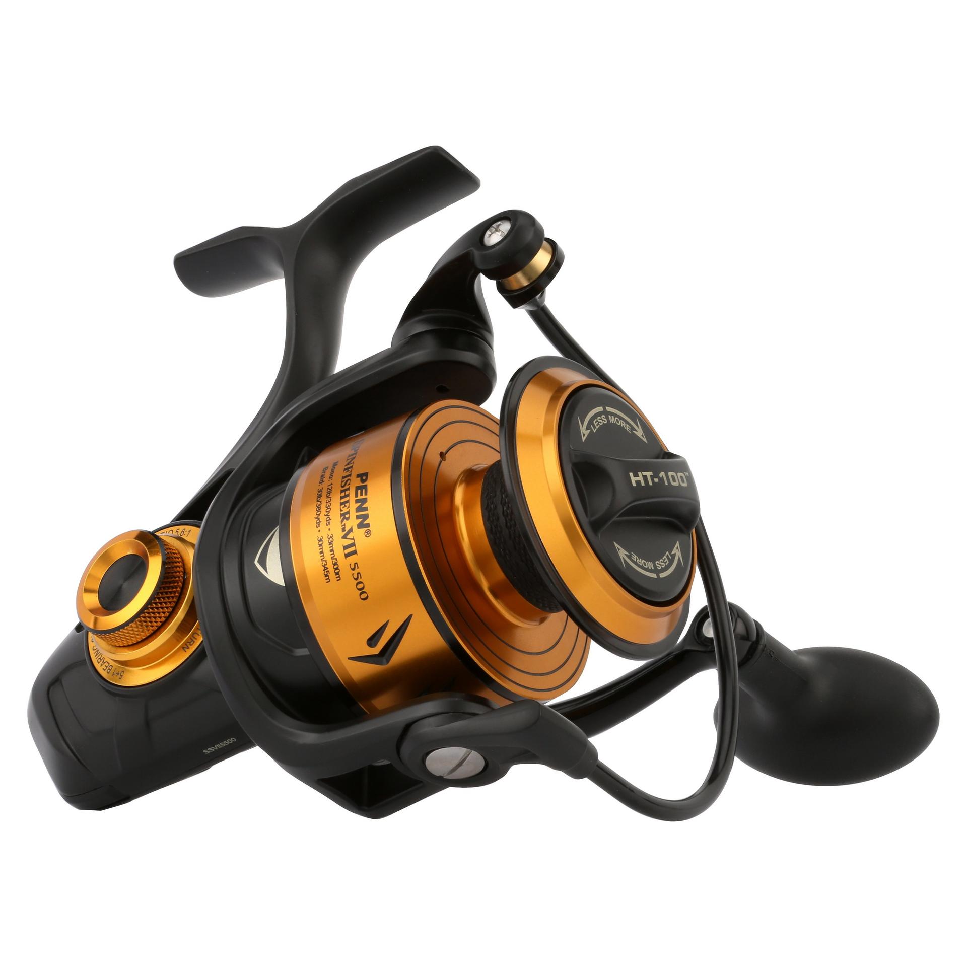 Penn Spinfisher VII Spinning Fishing Reel - Saltwater & Freshwater, 7+1 Shielded Bearings, Waterproof - Perfect for Surf, Pier, and Offshore Fishing