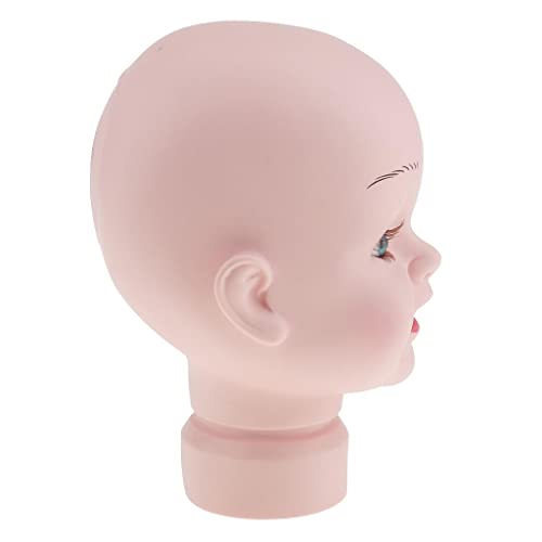 8'' Tall Child Mannequin Head for Hair Styling, Wig Display & Hat Stand - Perfect for Salon, Barber Shop & Home Hairdressing Practice